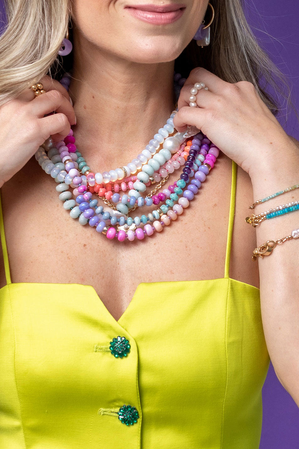 Opal Gemstone Necklace (Ocean)
