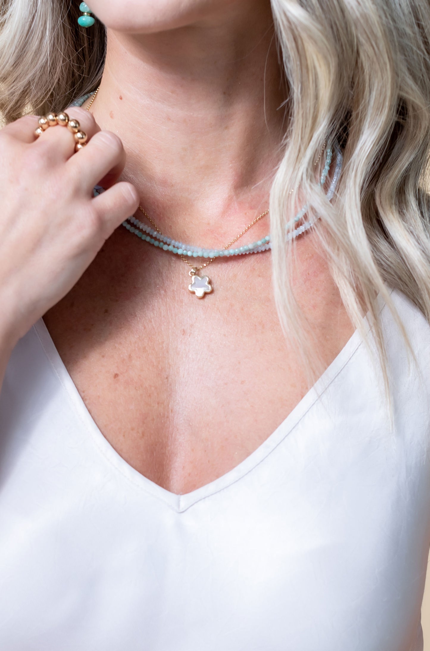 10KT Gold Star Necklace