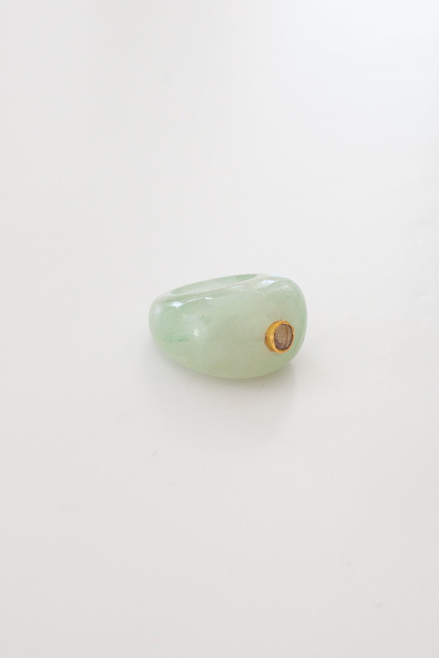 Cora Ring (Mint Green Quartz)