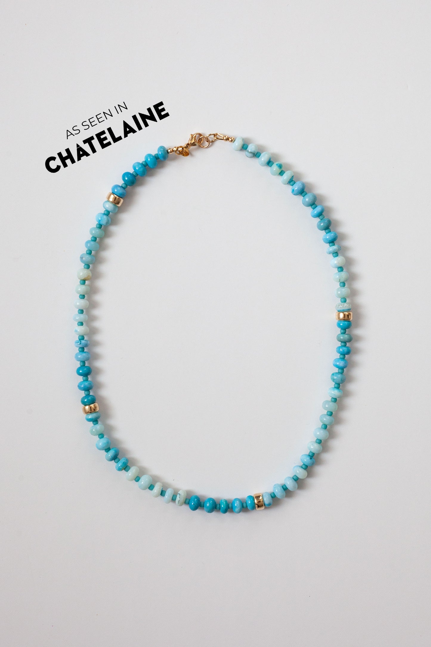 Opal Gemstone Necklace (Ocean)
