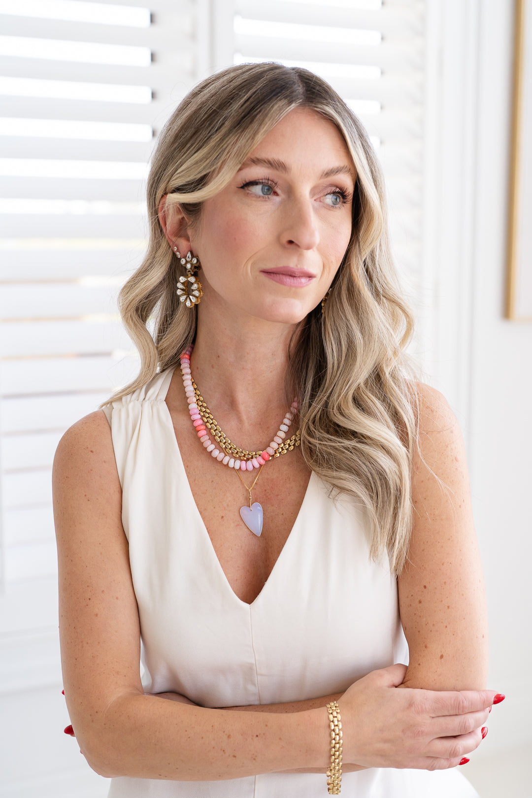 Victoria Necklace White