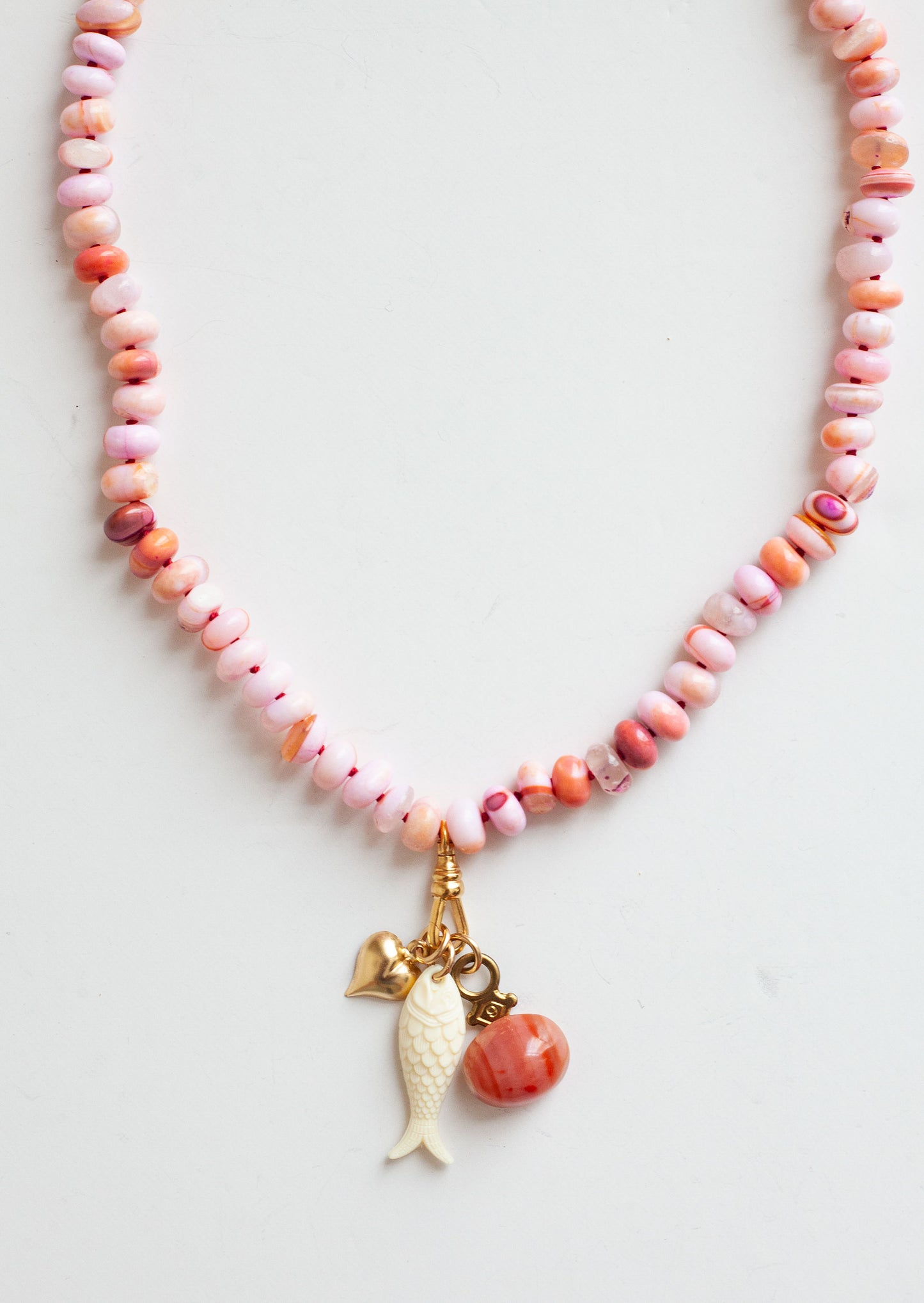 Sardine Necklace - White