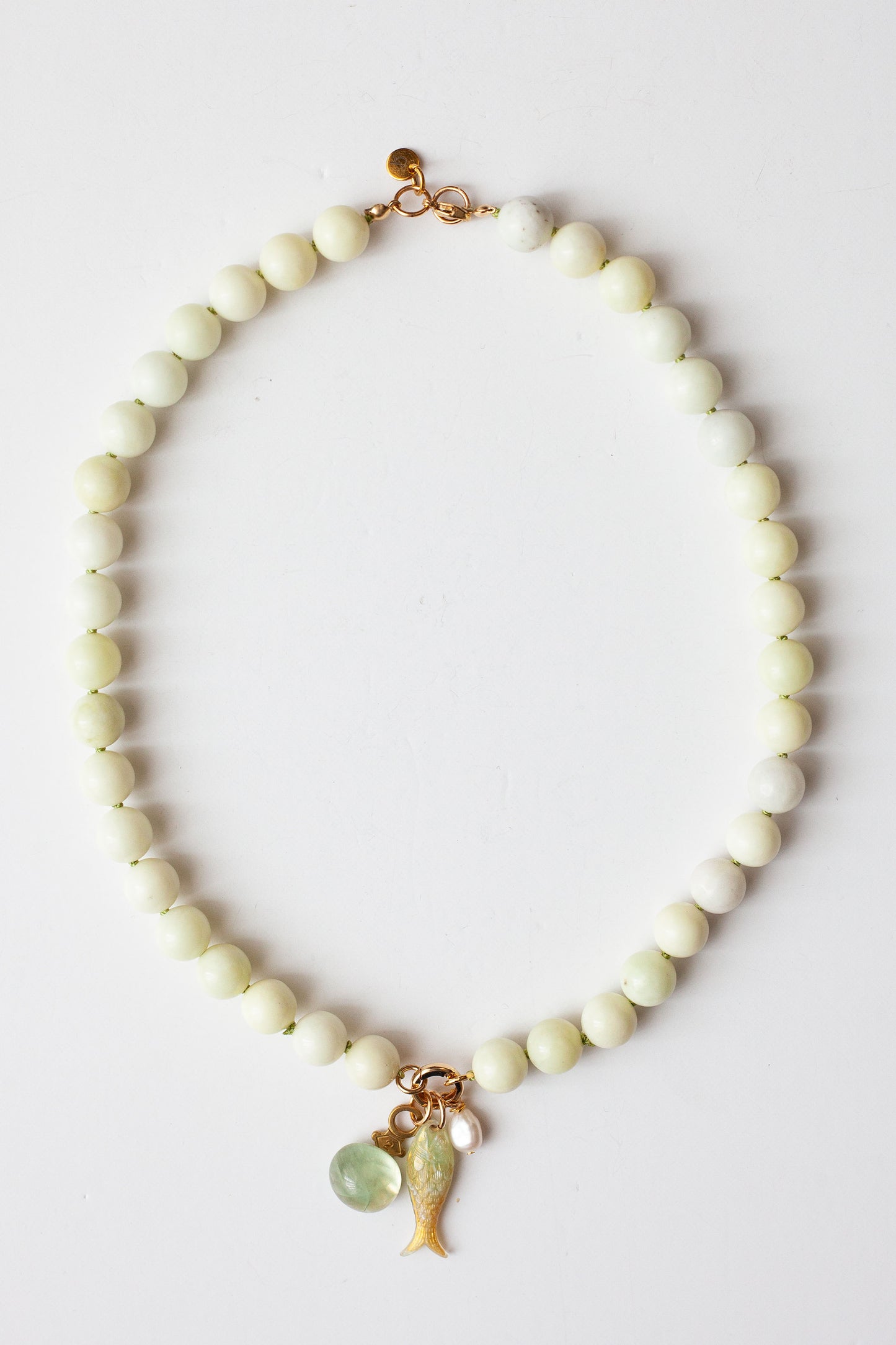 Sardine Necklace - Sage Green