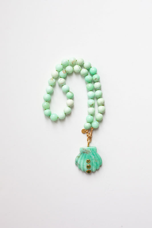 Sora Necklace Green