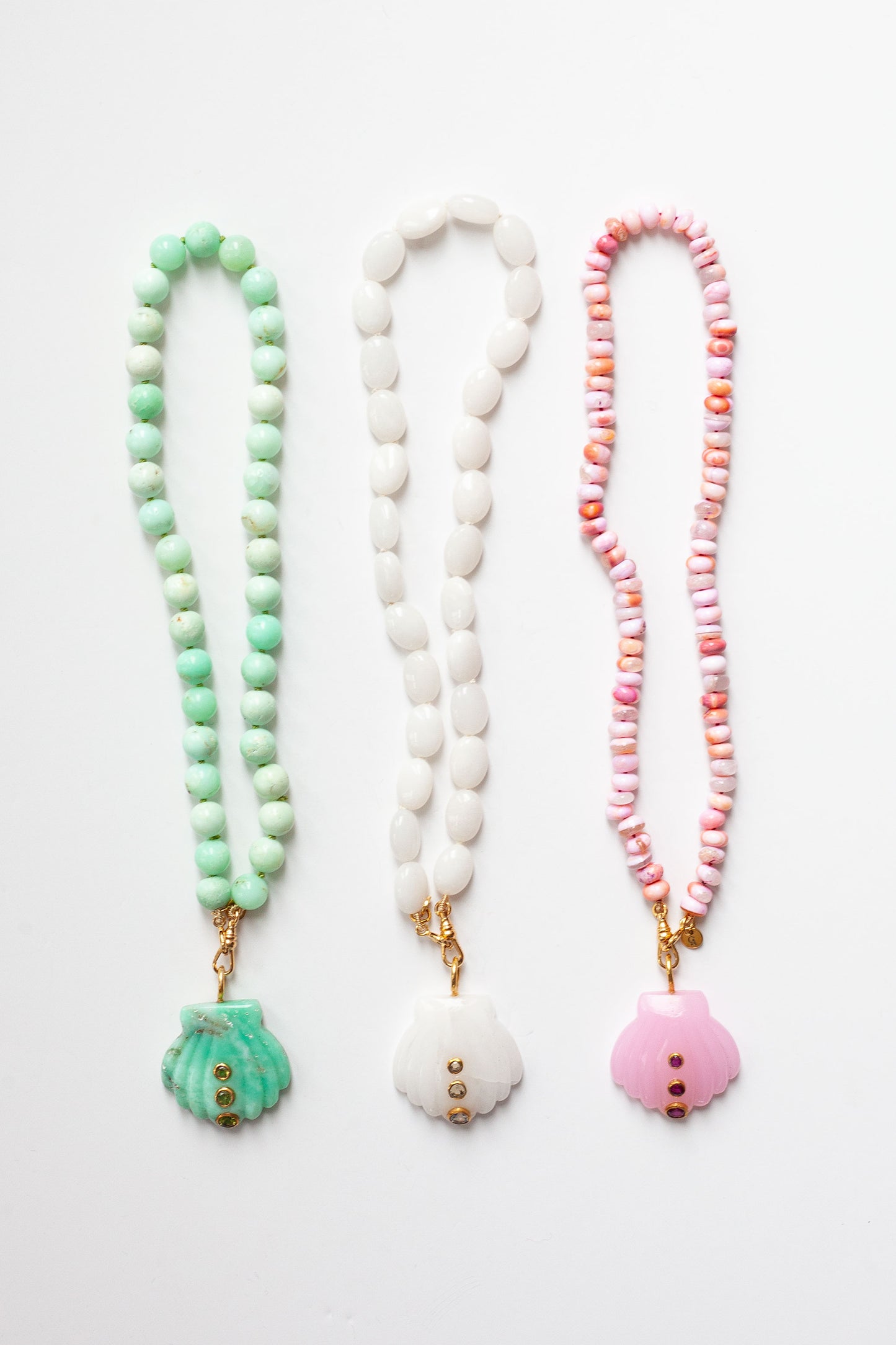 Sora Necklace Green