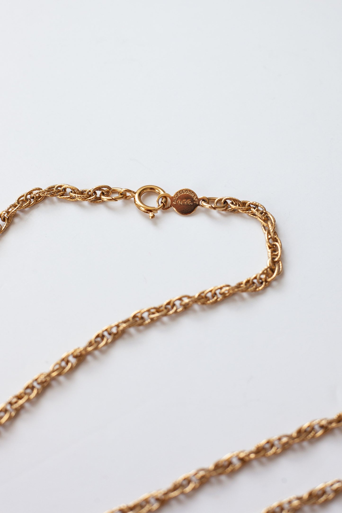 Vintage Designer Chain Necklace
