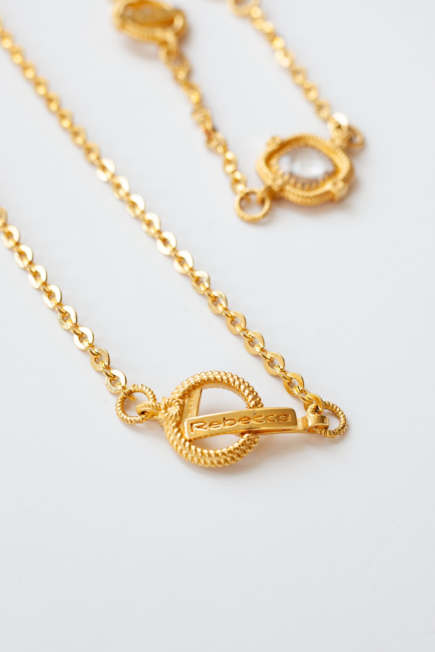 Vintage Designer Gold Chain Necklace