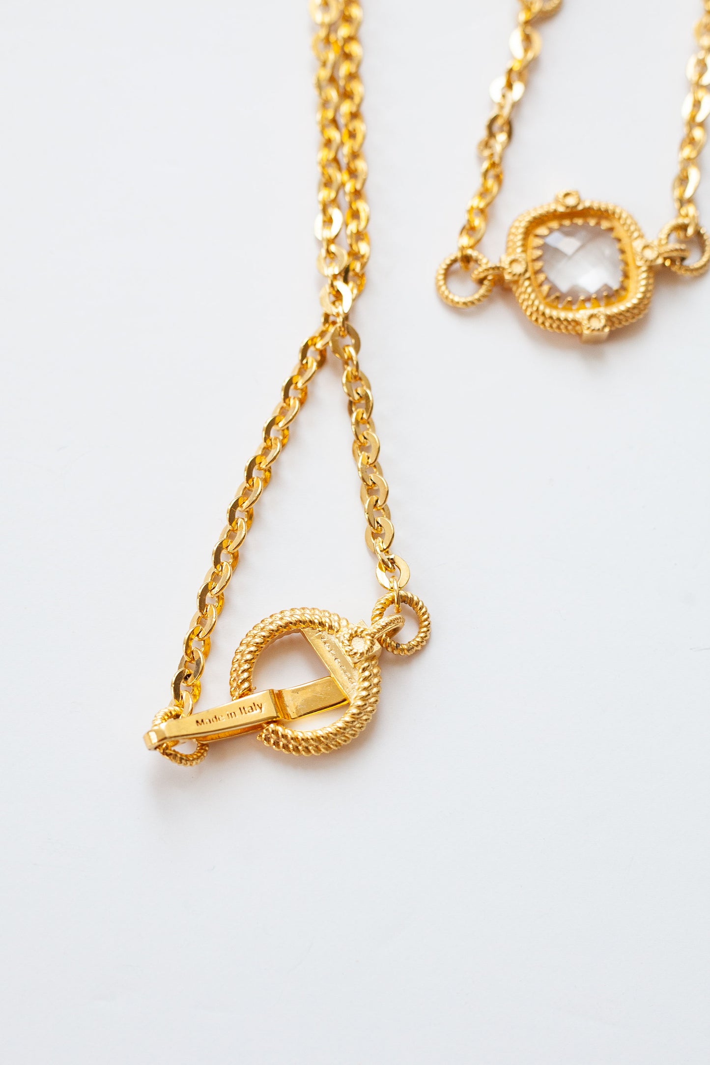 Vintage Designer Gold Chain Necklace