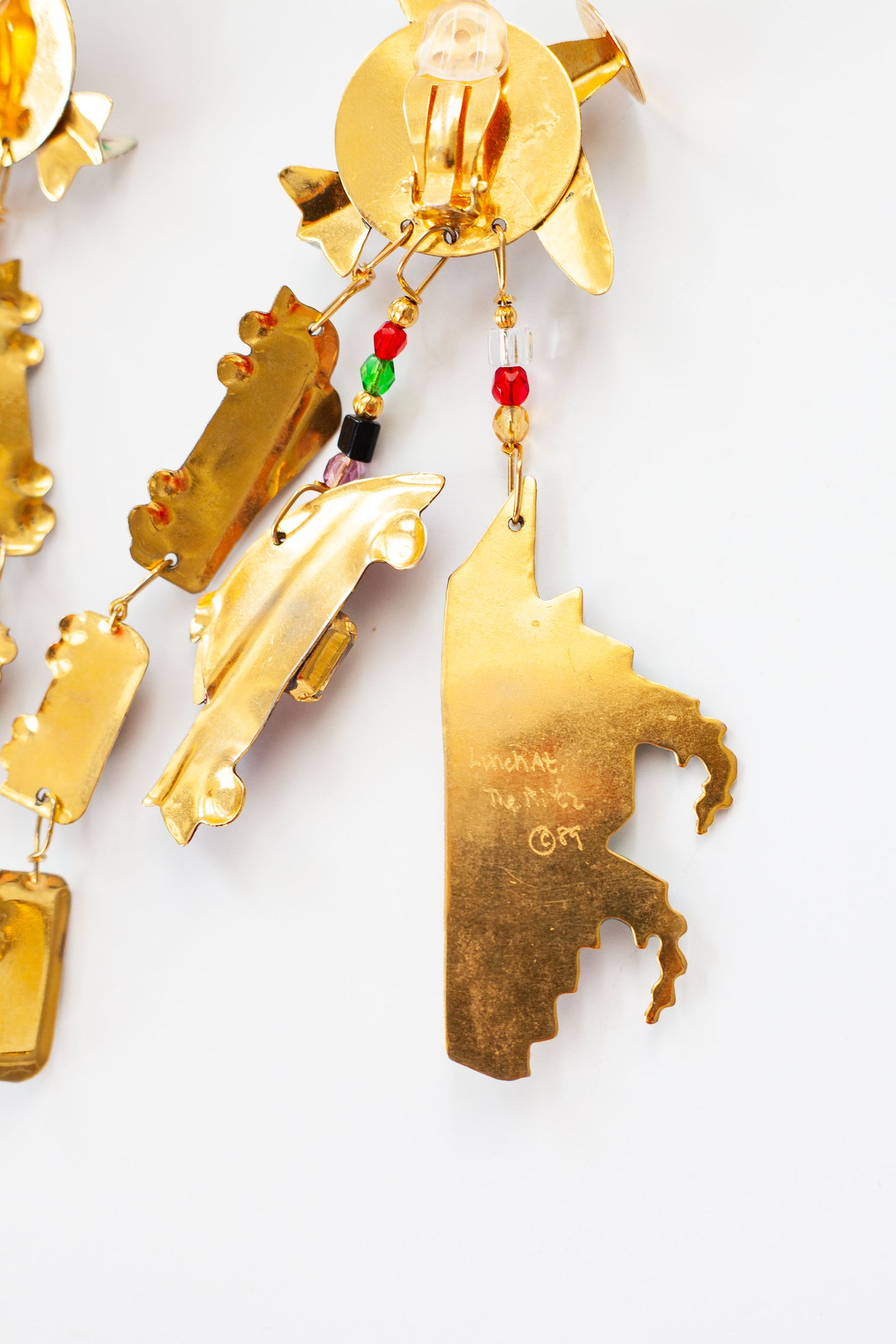 Vintage Designer World Traveler Earrings