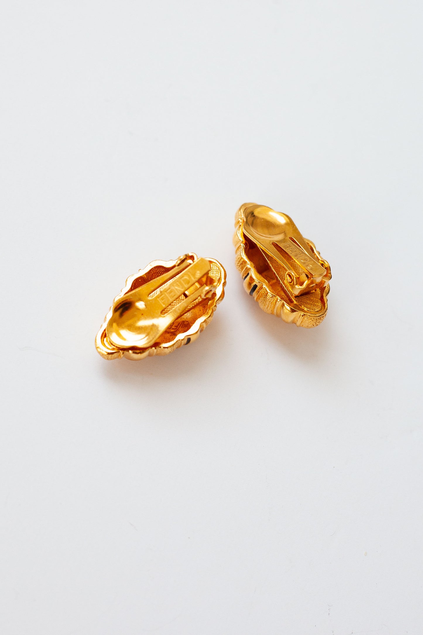 Vintage Designer Shell Earrings