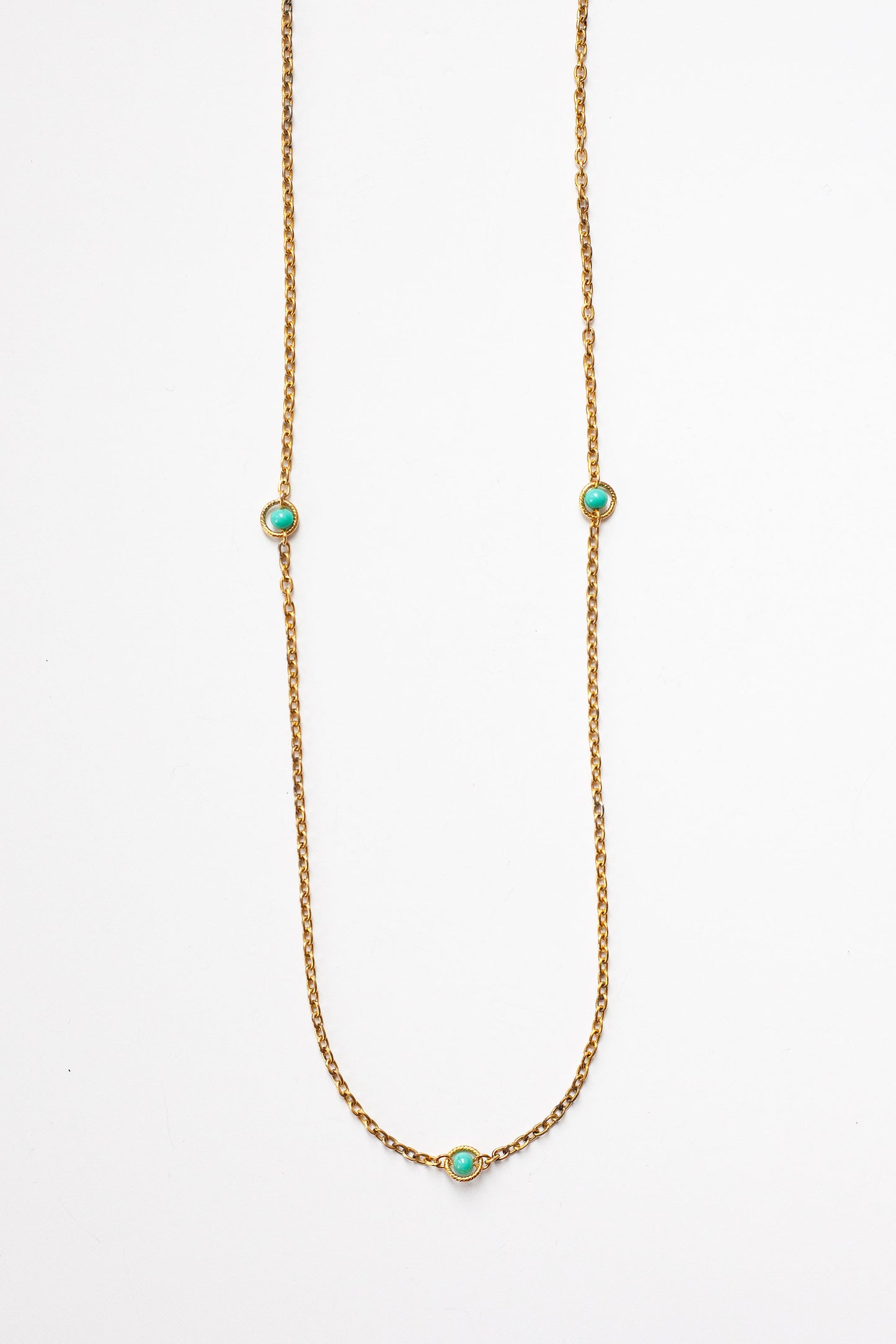 Vintage Long Thin Necklace