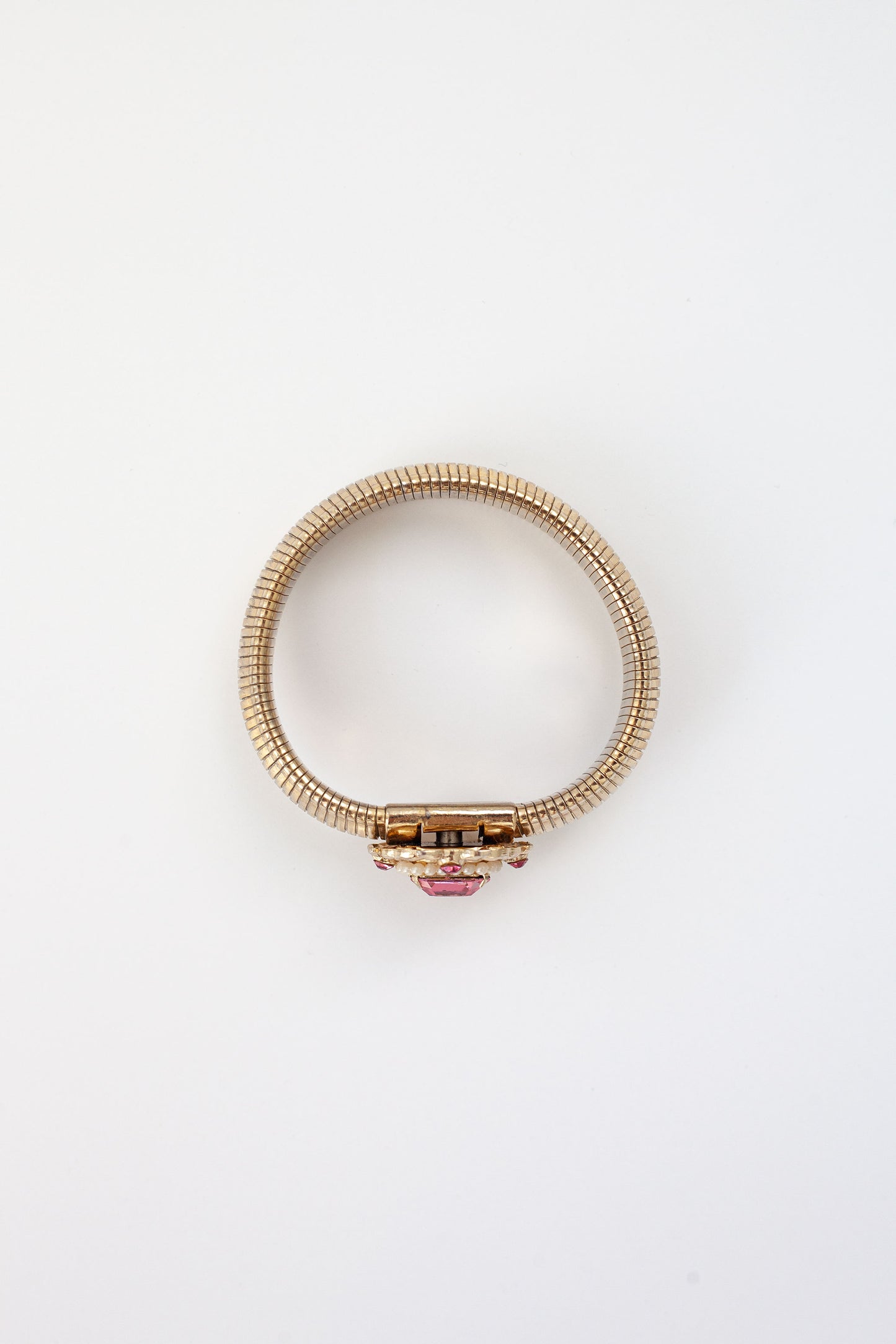 Vintage Omega Pearl Stretch Bracelet