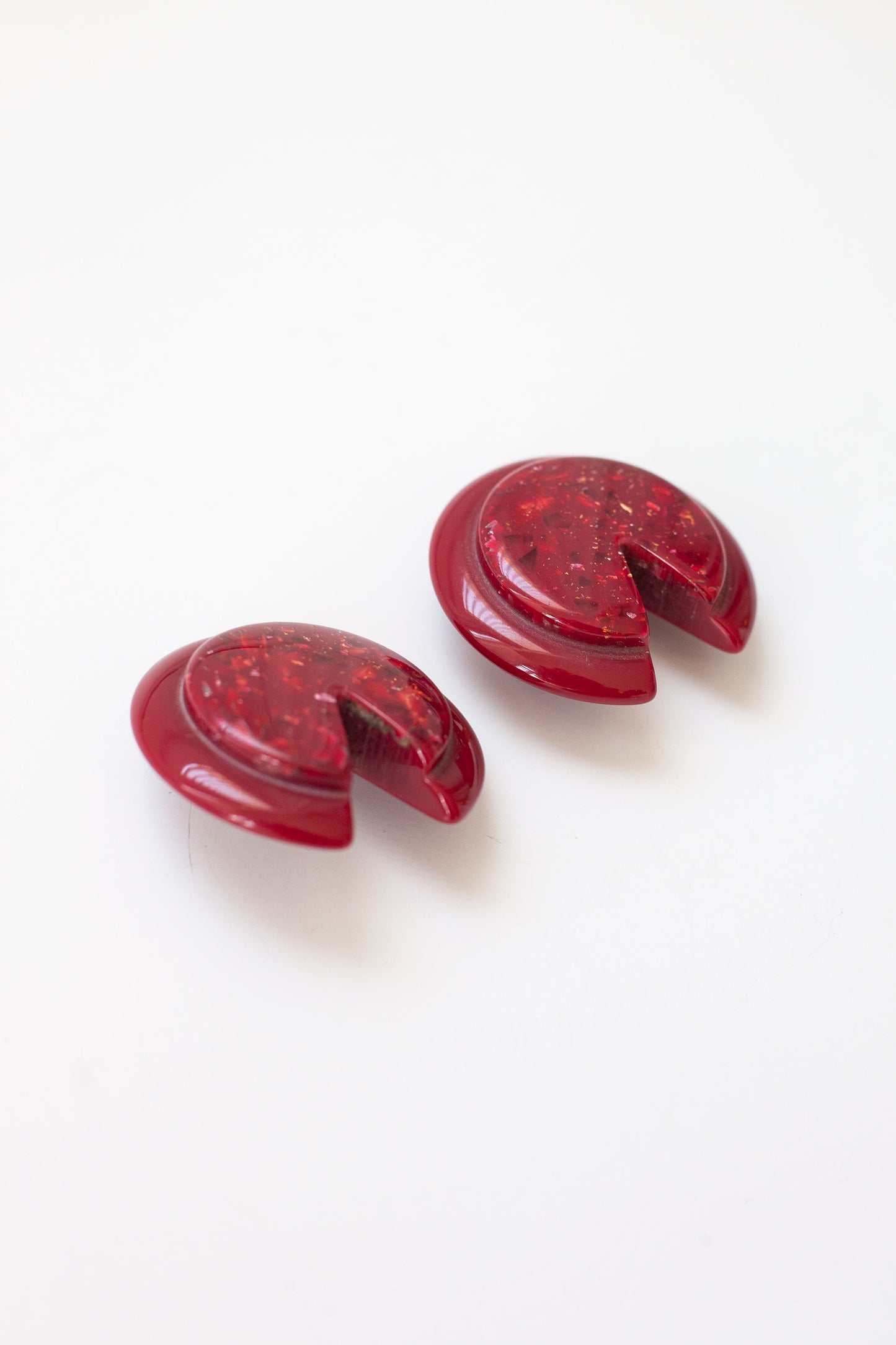 Vintage Oxblood Earrings