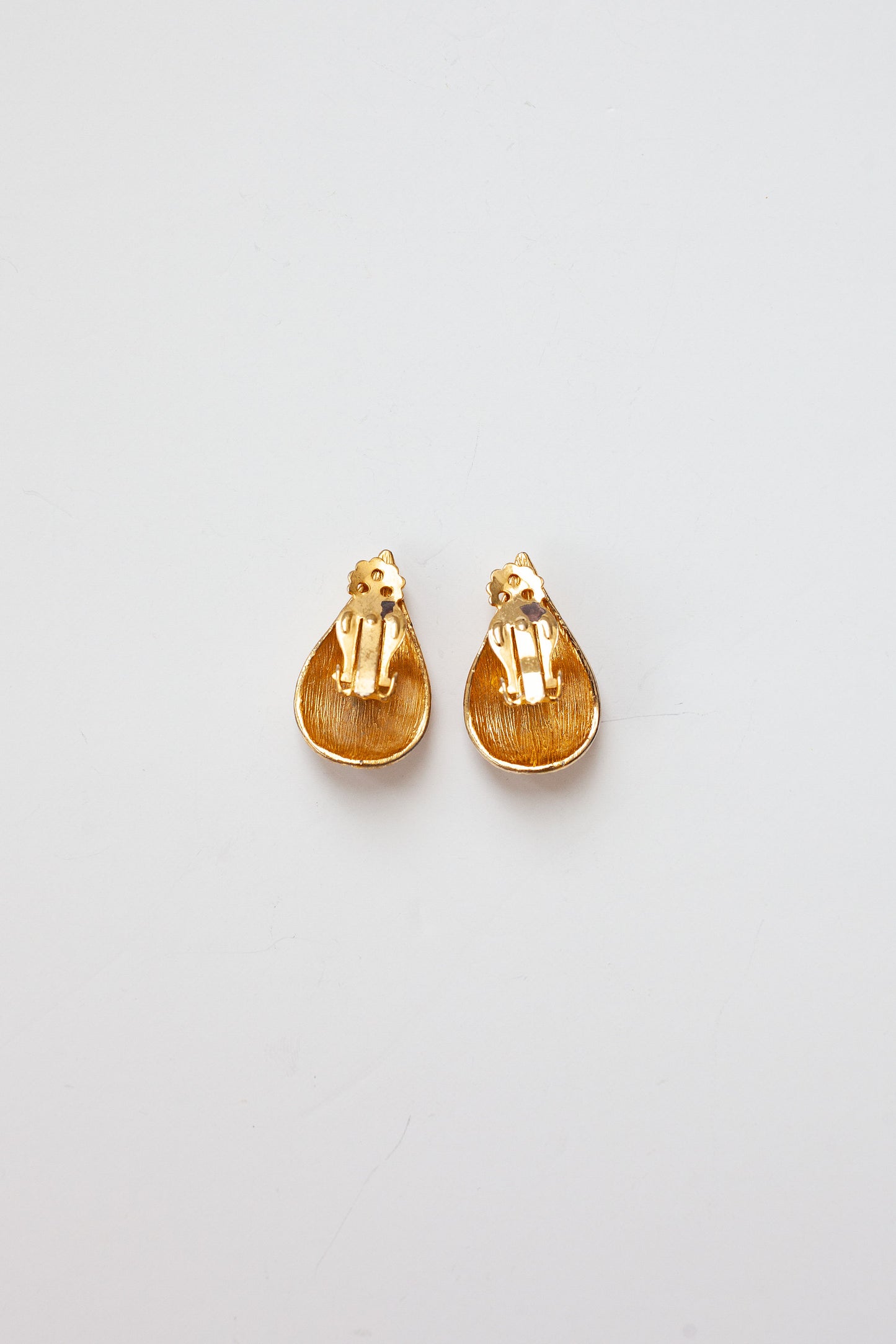 Vintage Teardrop Pave Earring