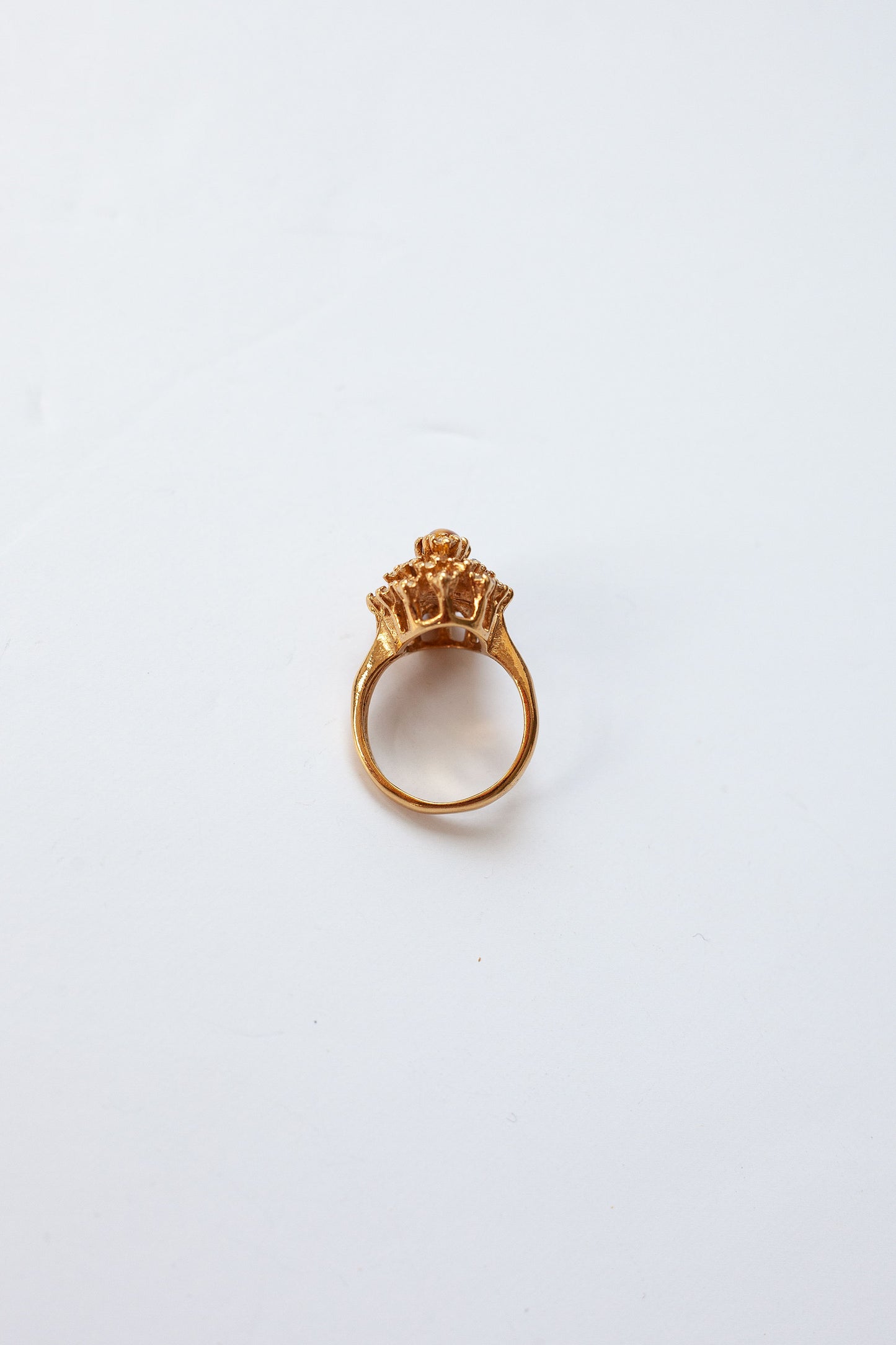 Vintage Tigers Eye Cocktail Ring