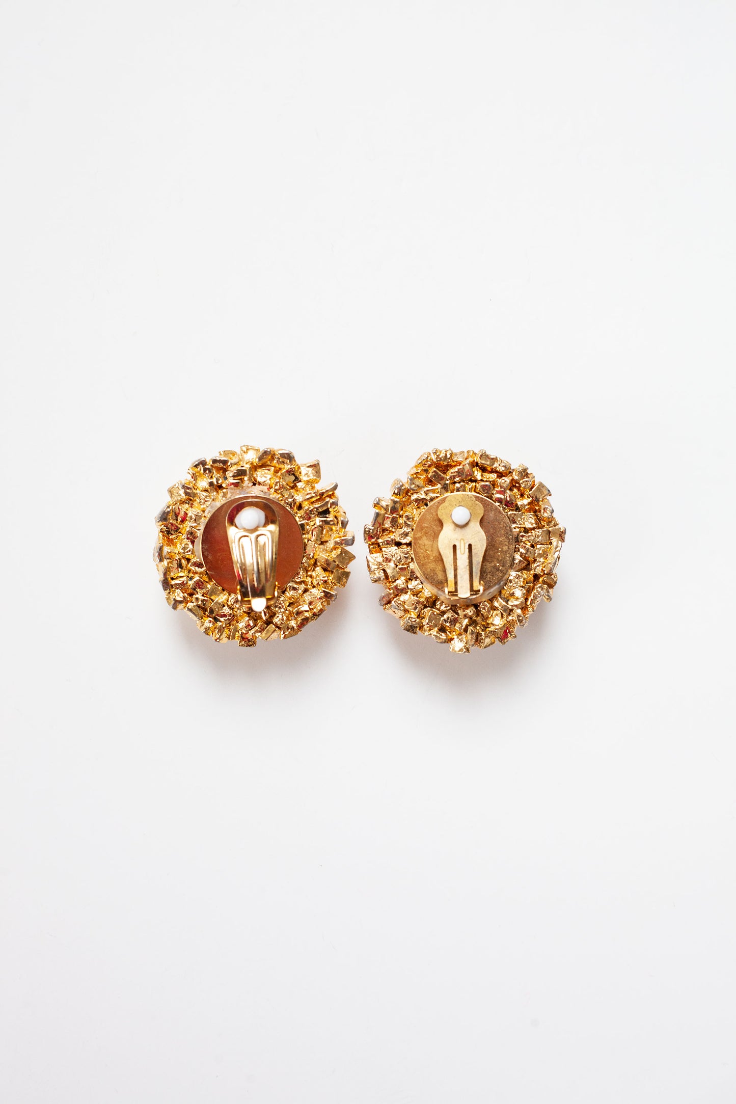 Vintage XL Textured Earrings
