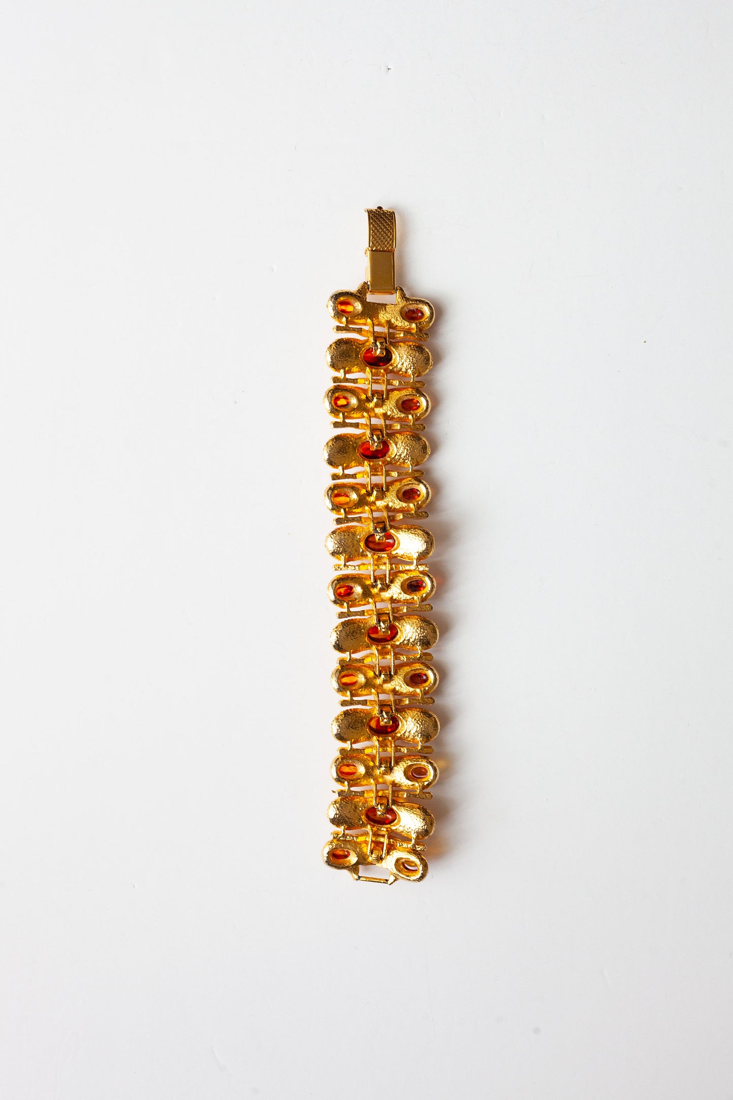 Vintage Amber Cabachon Bracelet