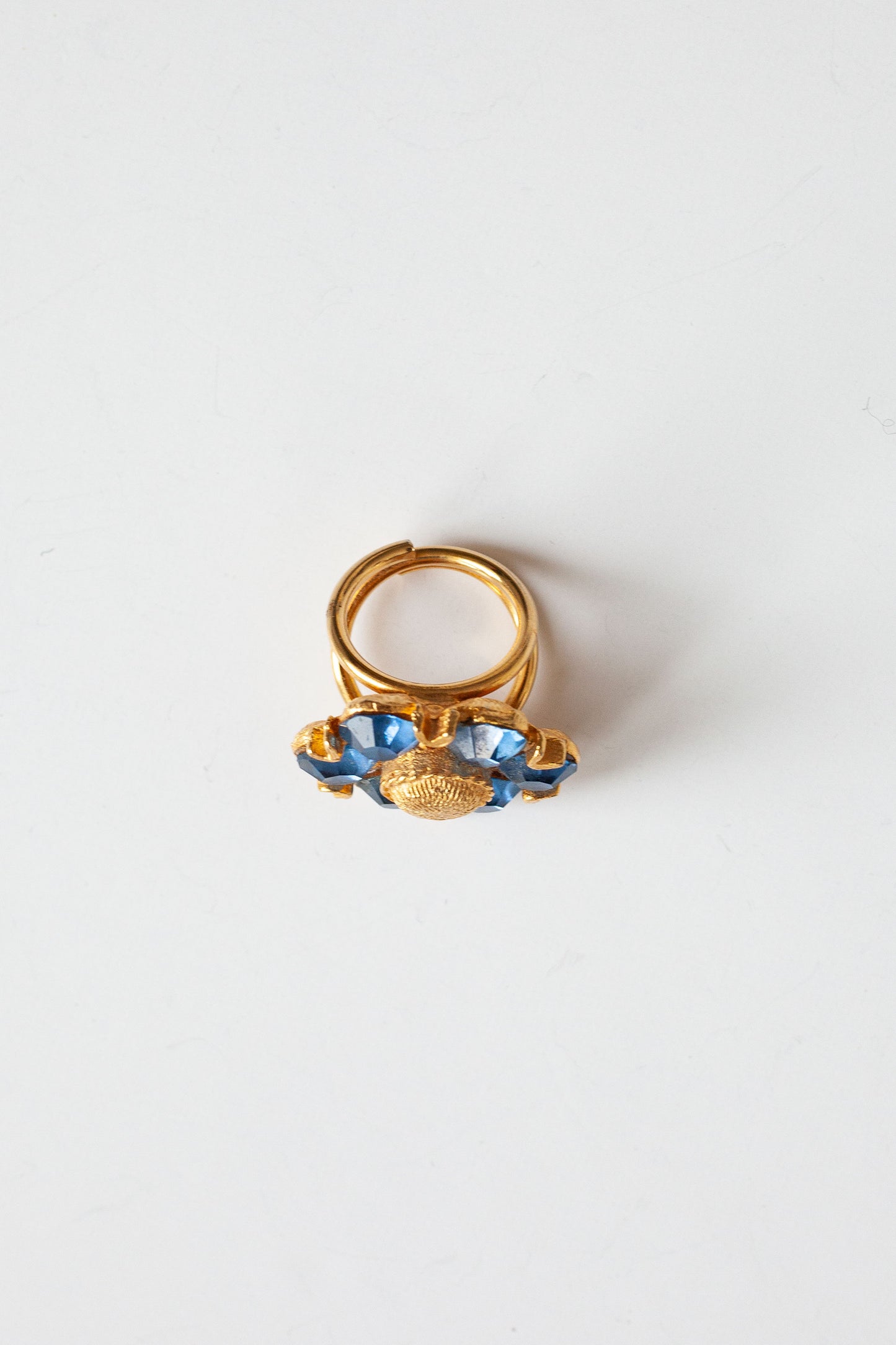 Vintage Blue Cocktail Ring