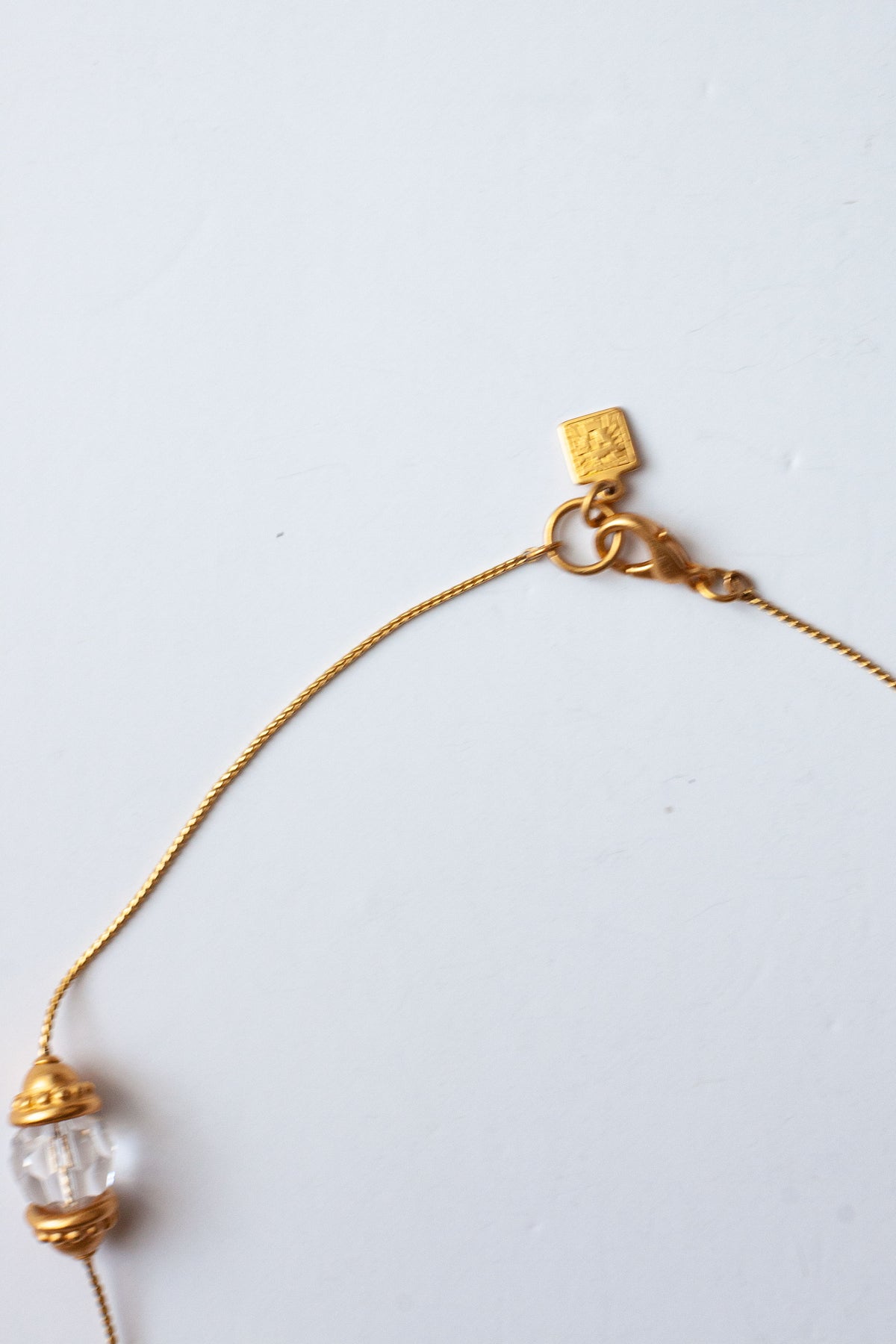 Vintage Crystal Chain Necklae