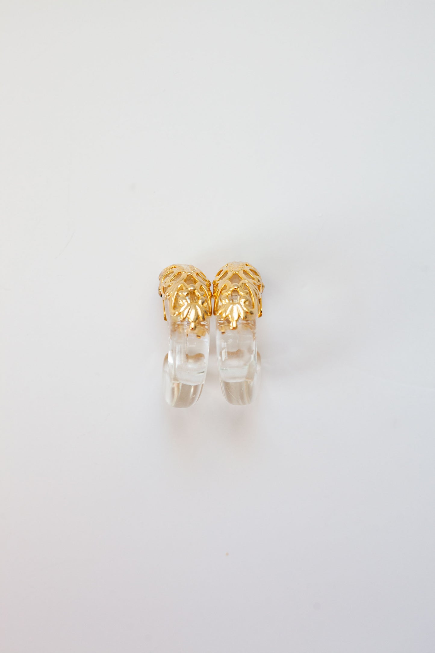 Vintage Designer Lucite Earrings