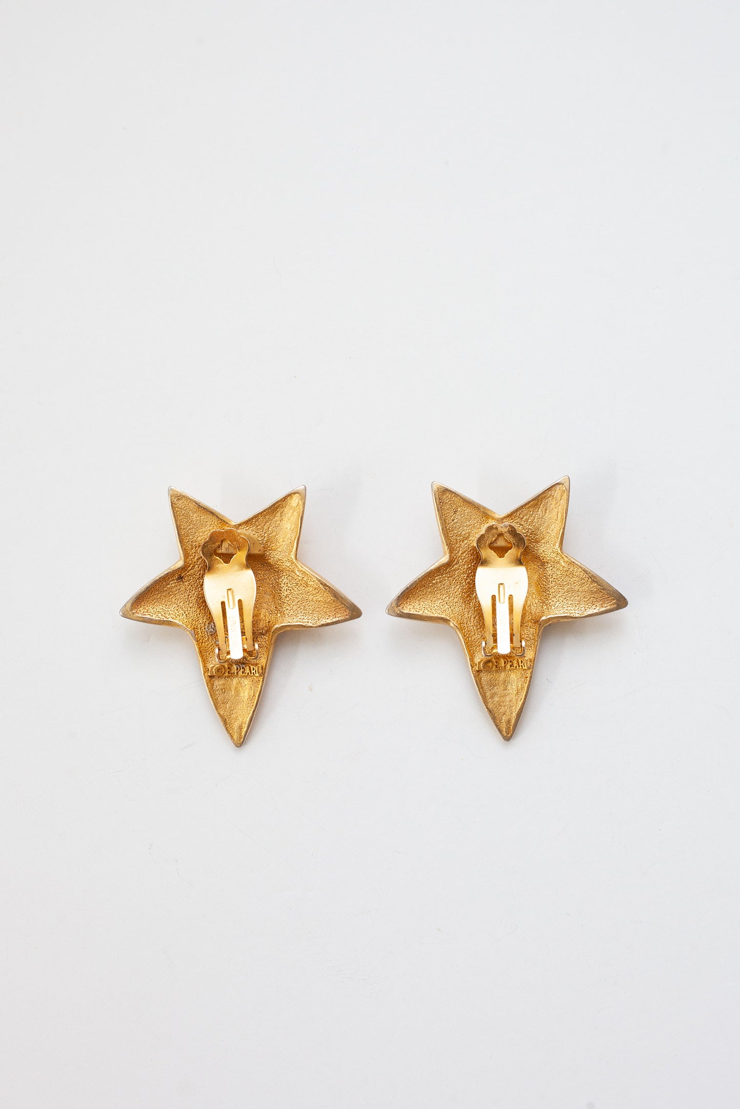 Vintage Designer Star Earrings