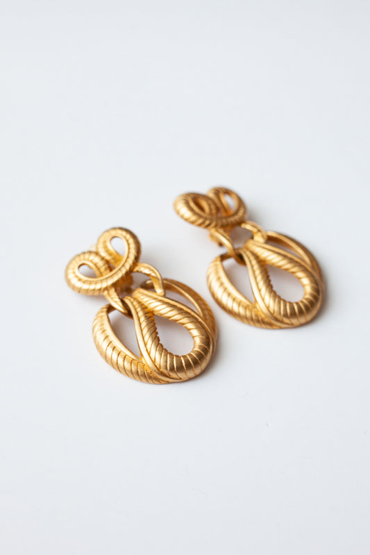 Vintage Loop Drop Earrings
