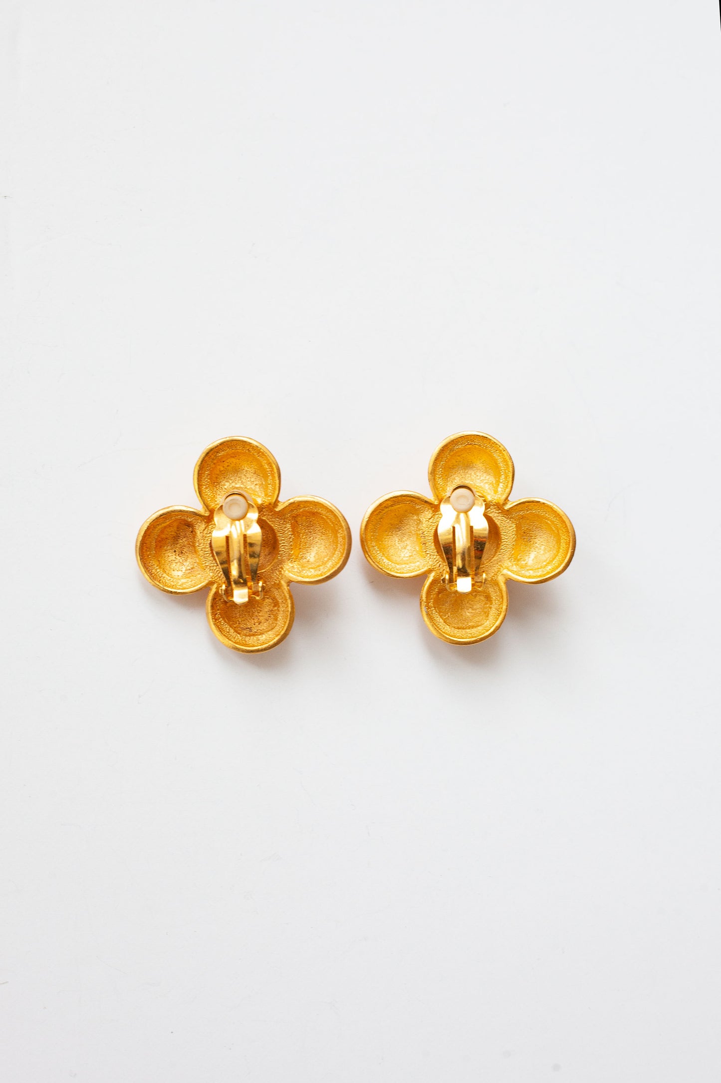 Vintage Oversized Flower Earrings