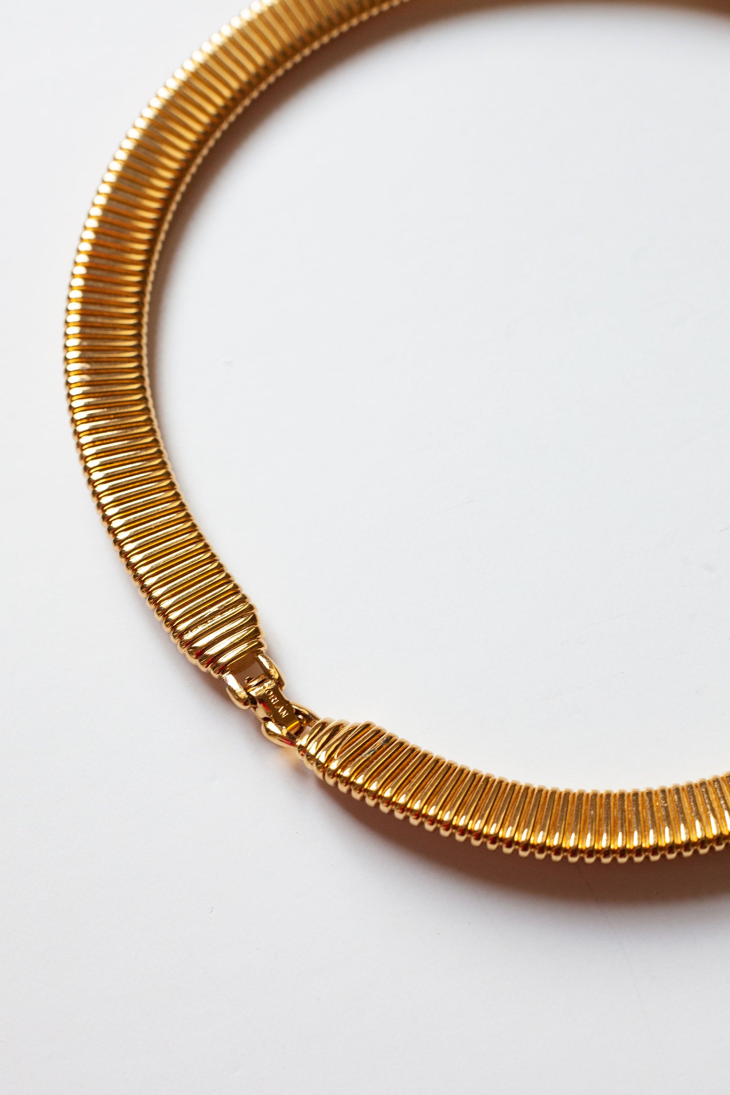 Vintage Sparkle Omega Necklace