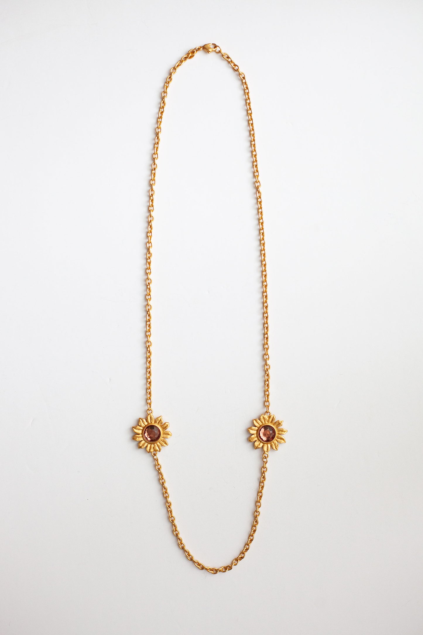 Vintage Sunflower Necklace