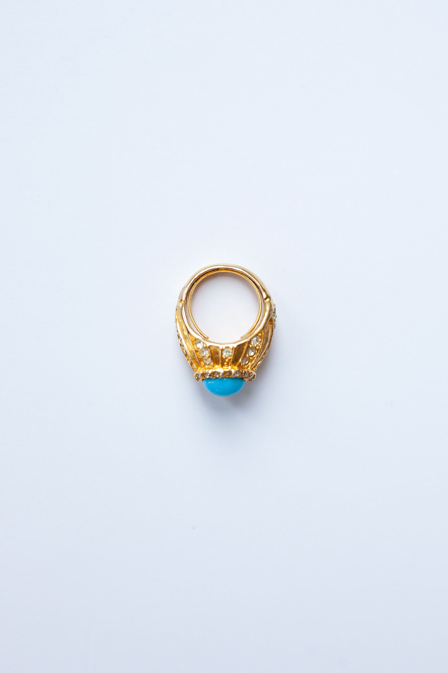 Vintage Turquoise Cocktail Ring
