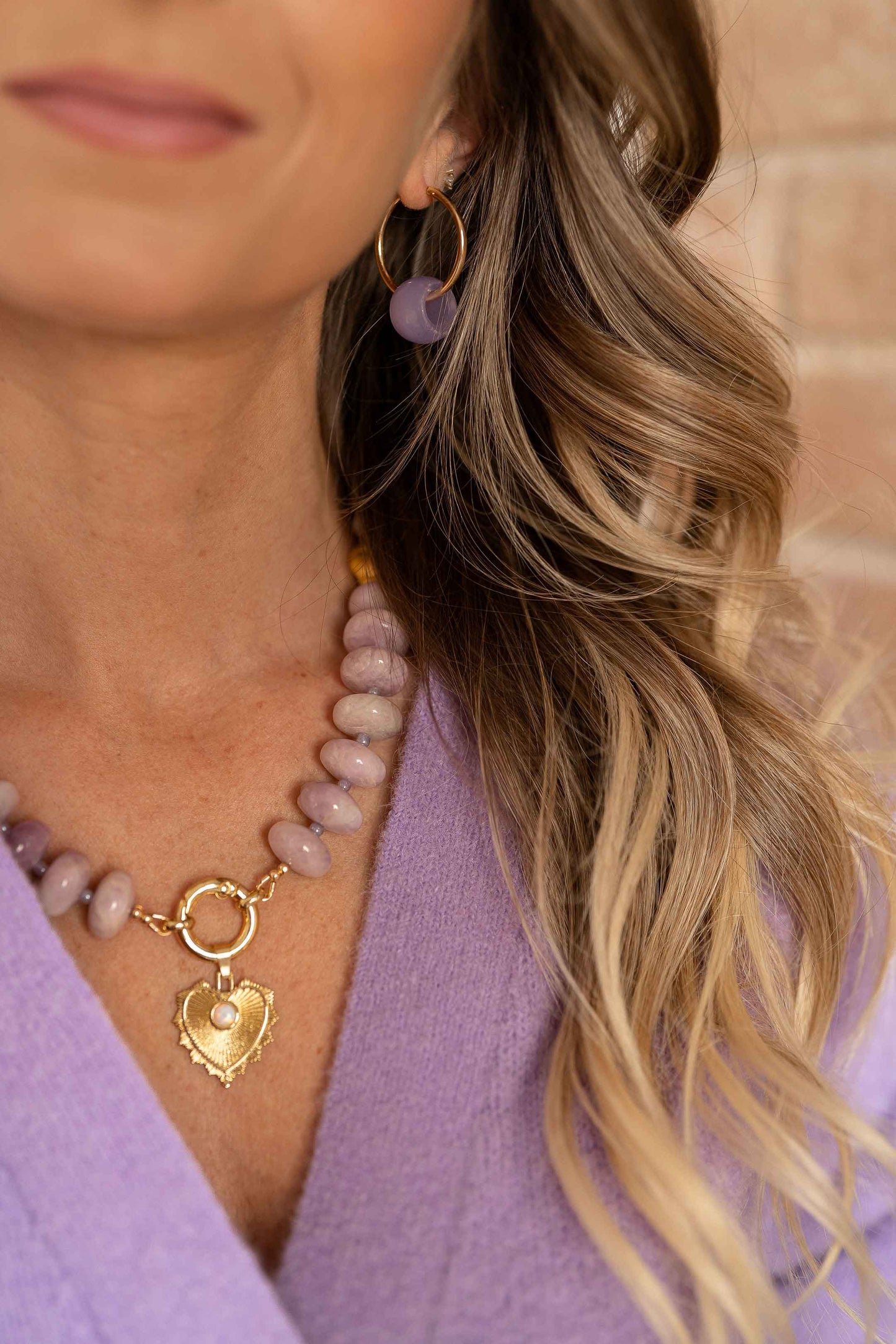 Melody Earrings Purple