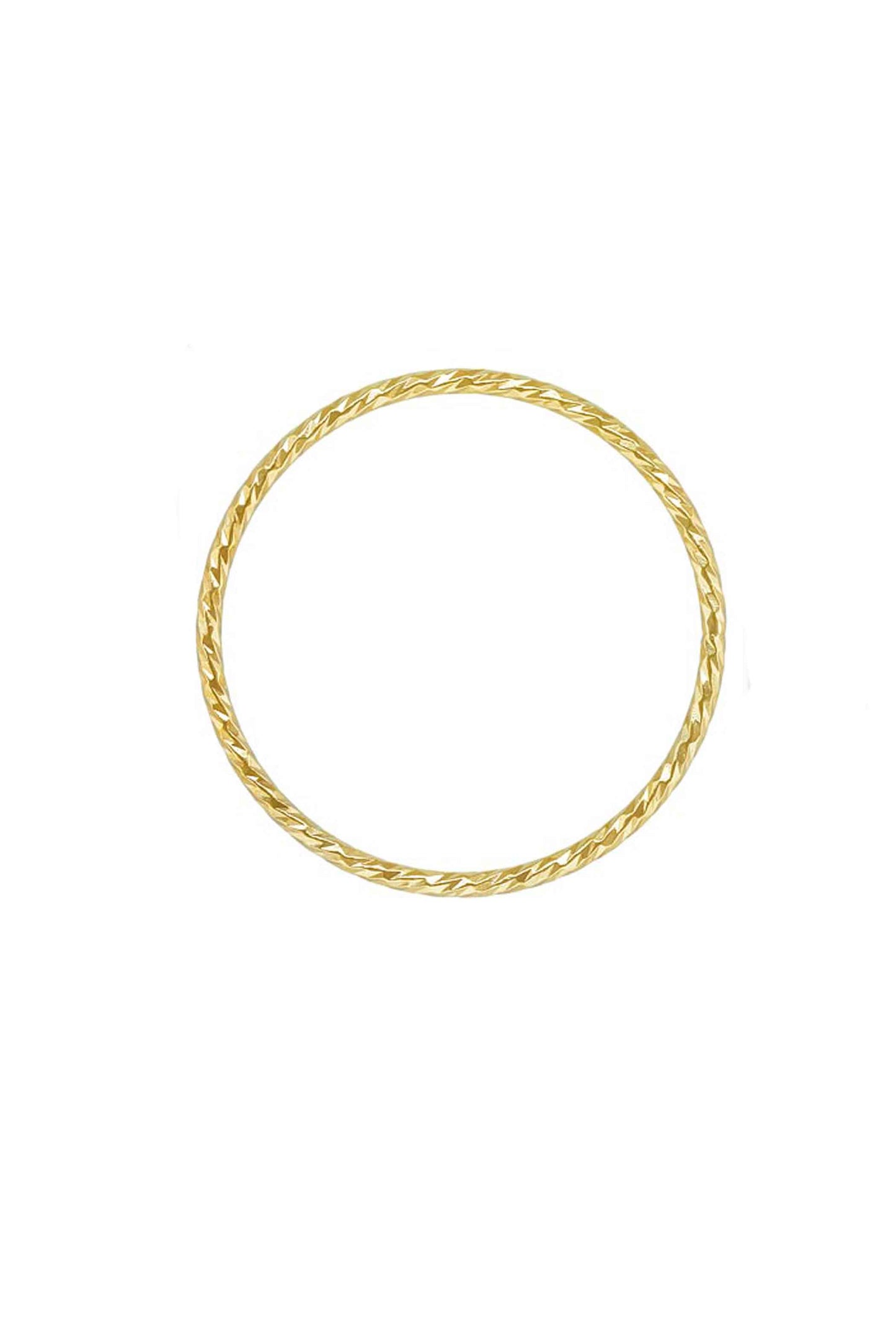14KT Solid Gold Twist Ring