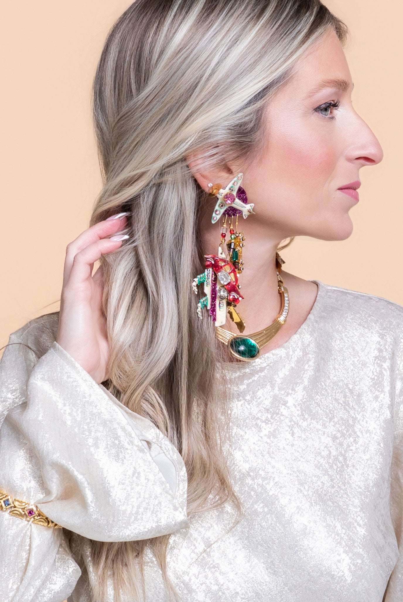 Vintage Designer World Traveler Earrings