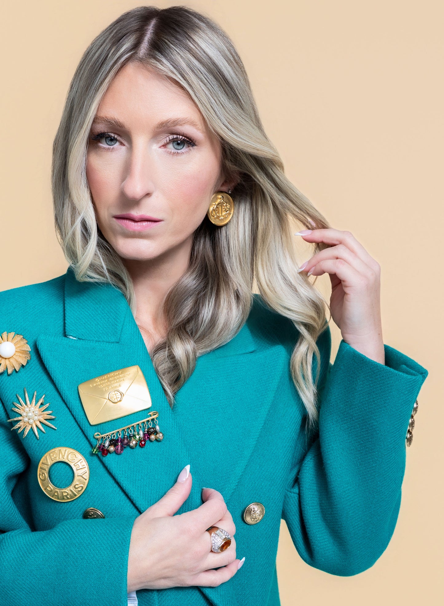 Vintage Monogram Earrings