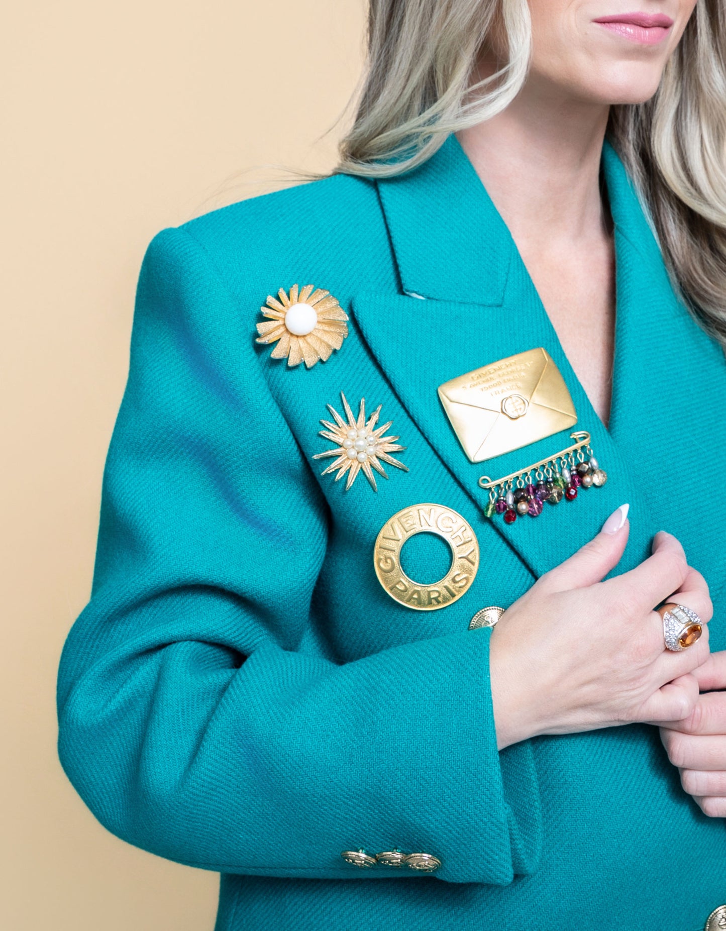 Vintage Starburst Brooch