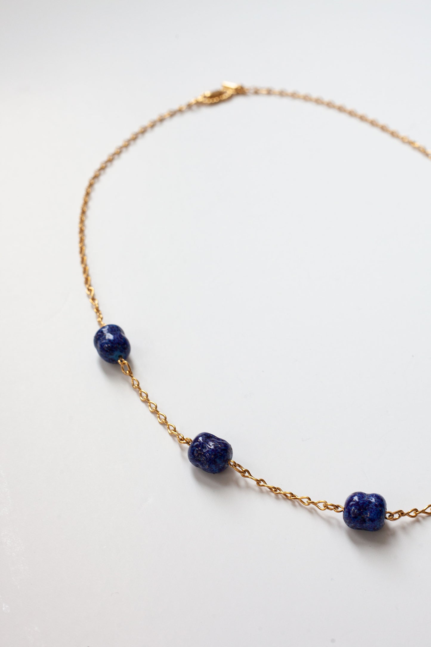 Vintage Chain with Beads Necklace