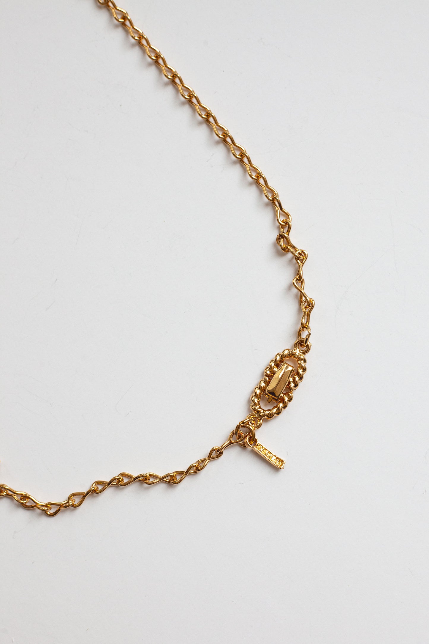 Vintage Chain with Beads Necklace