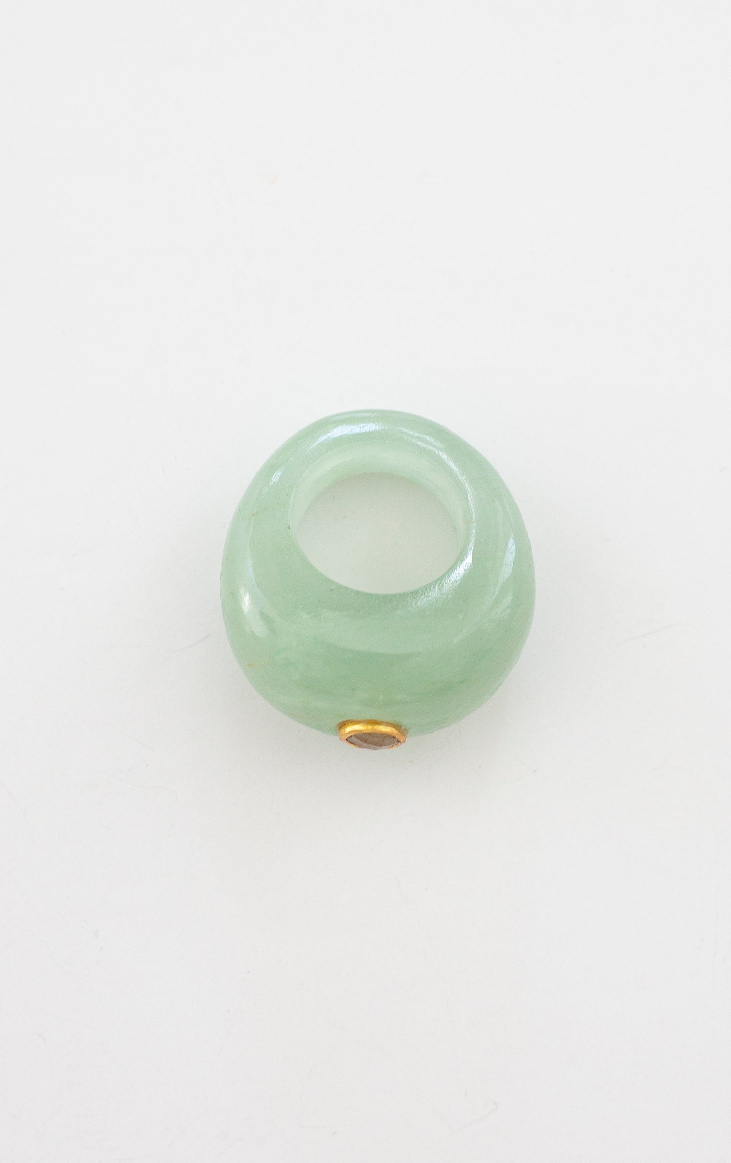 Cora Ring (Mint Green Quartz)