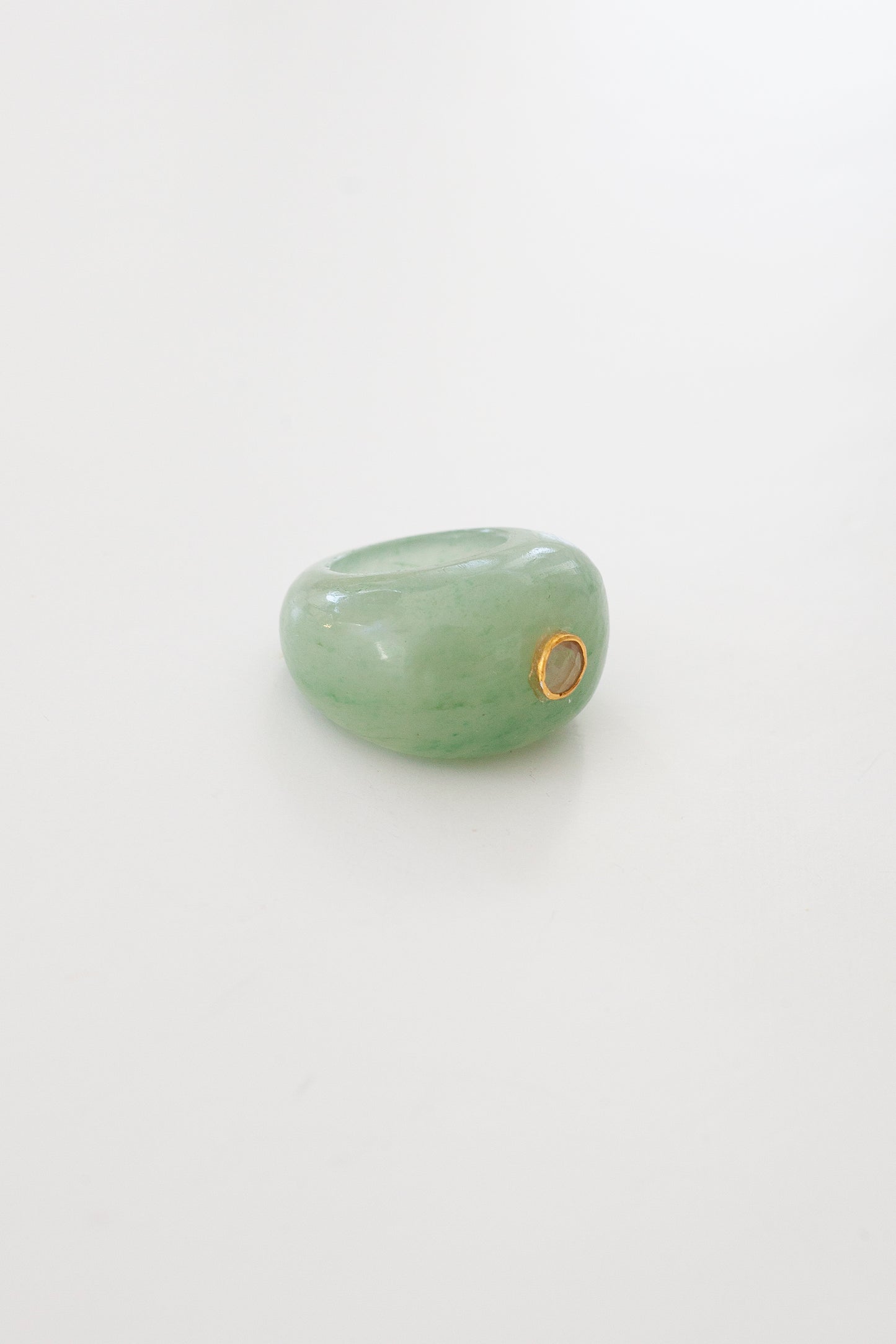 Cora Ring (Mint Green Quartz)