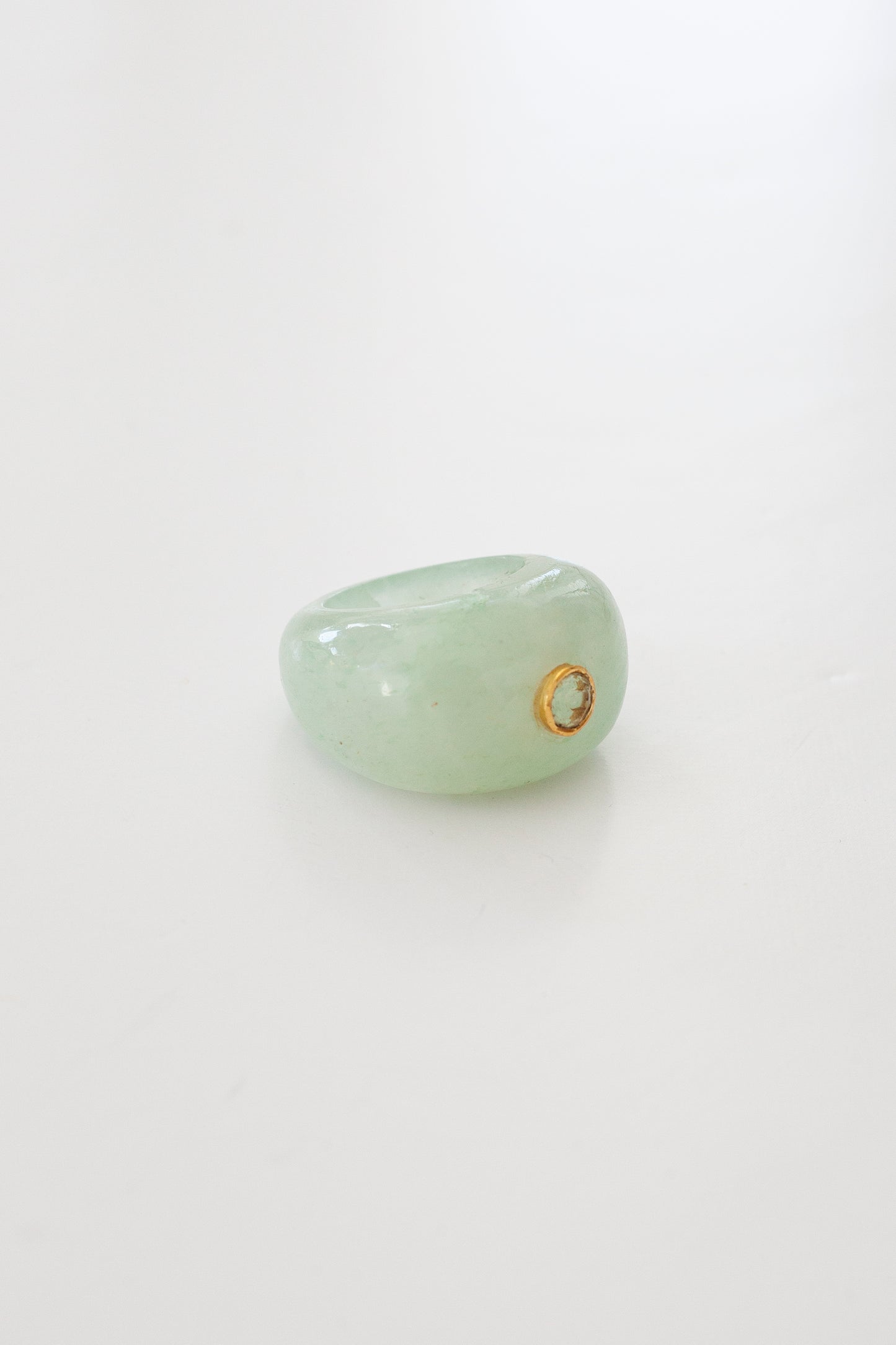 Cora Ring (Mint Green Quartz)