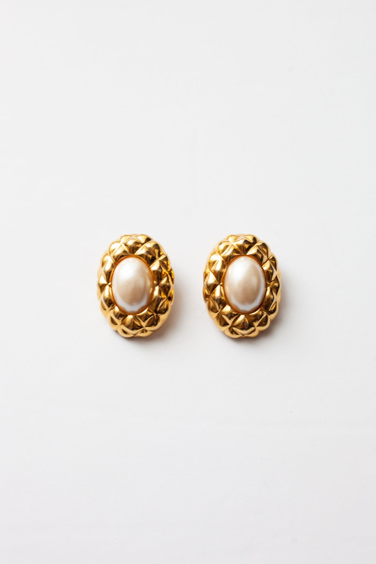 Vintage Large Pearl Earrings