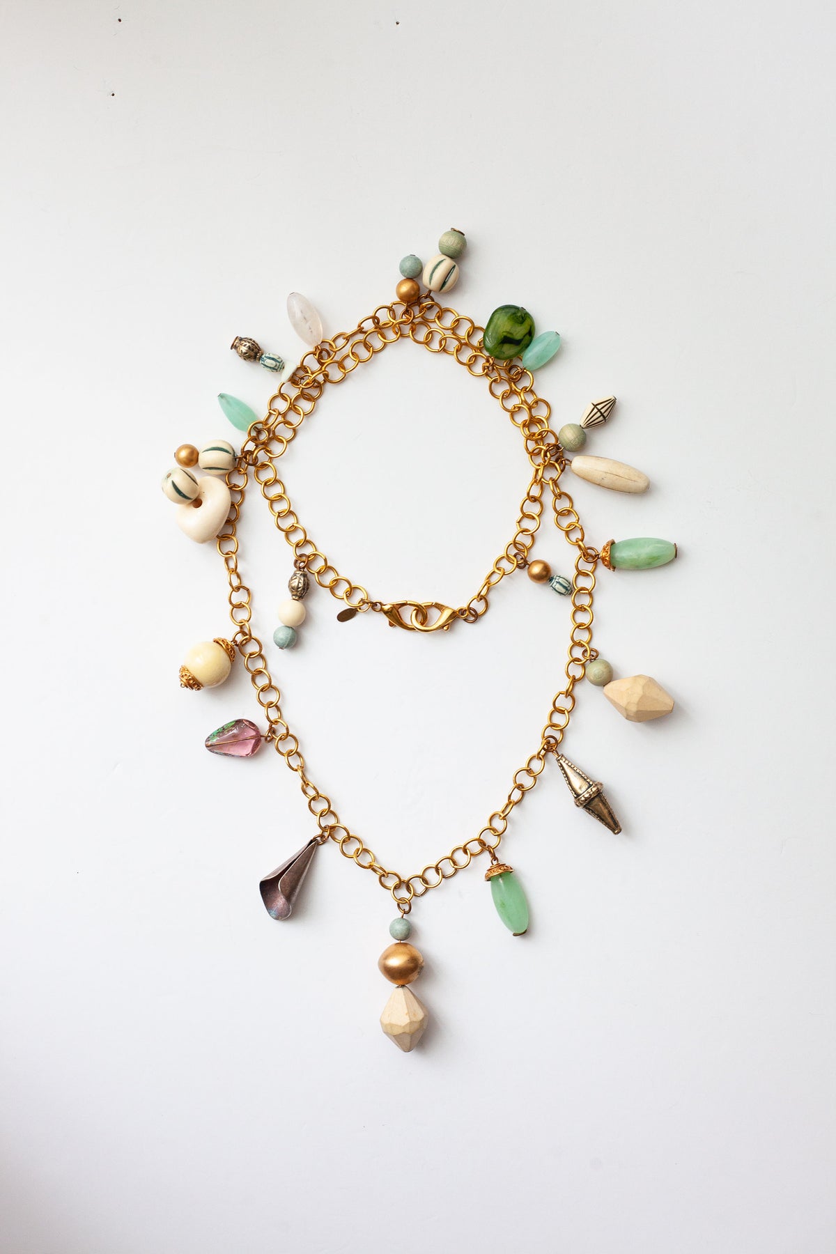 Vintage Organic Charm Necklace