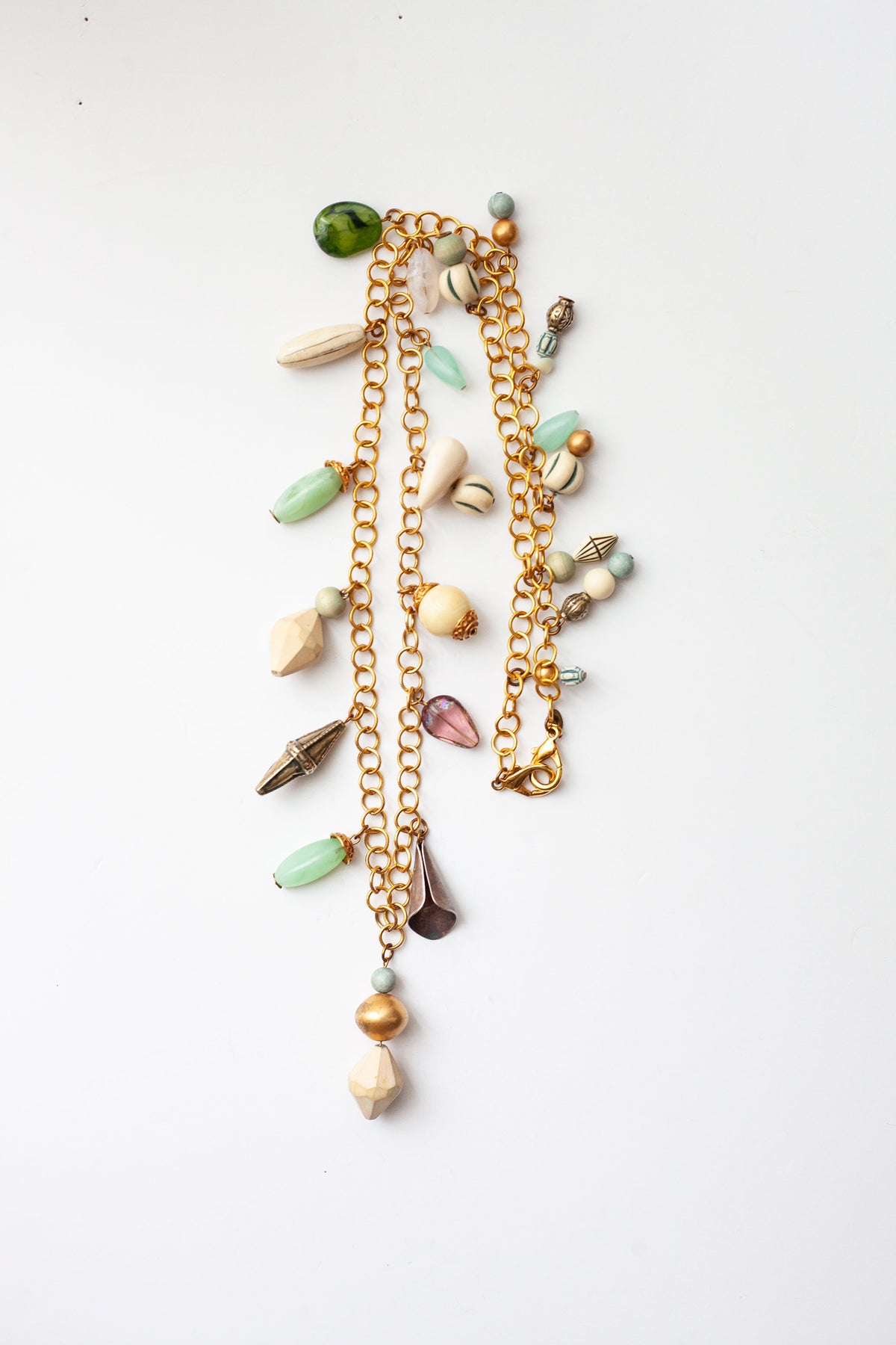 Vintage Organic Charm Necklace