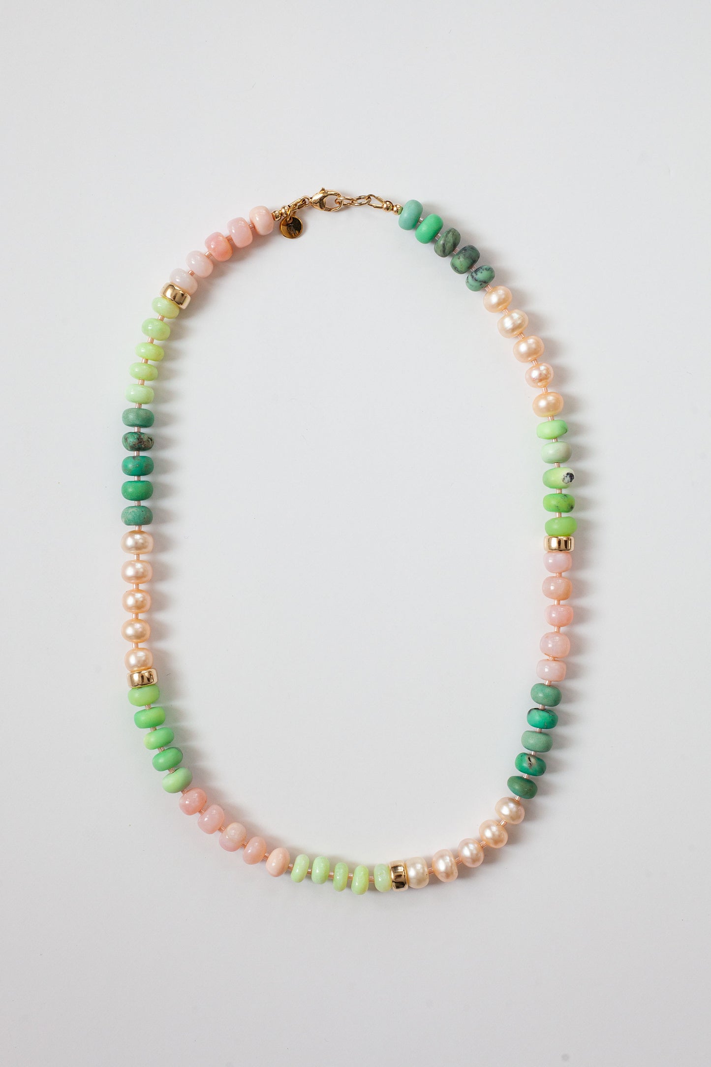 Opal Gemstone Necklace (Melon)
