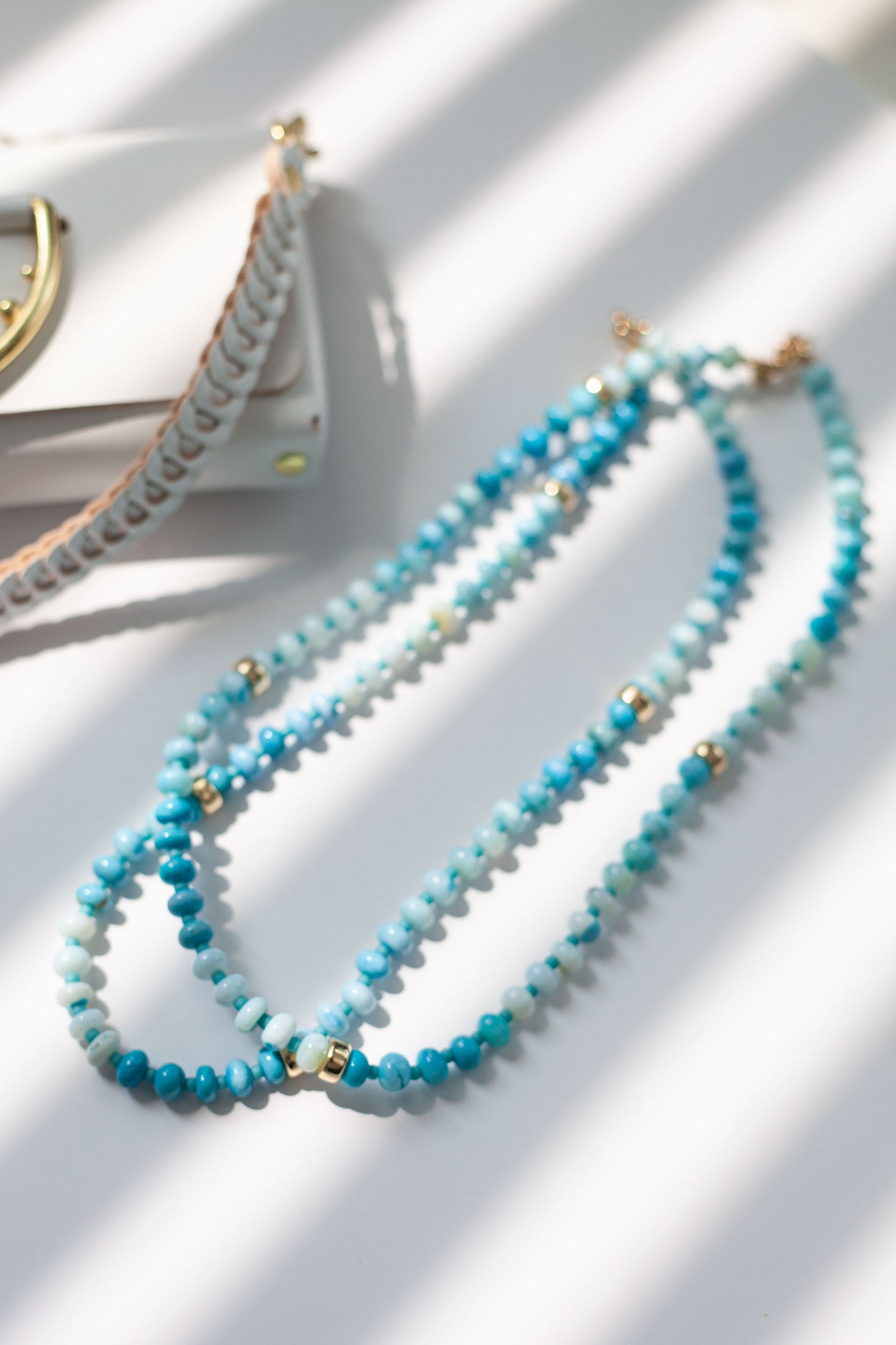 Opal Gemstone Necklace (Ocean)