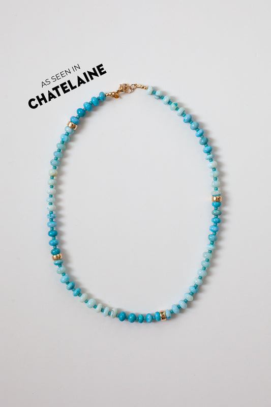 Opal Gemstone Necklace (Ocean)