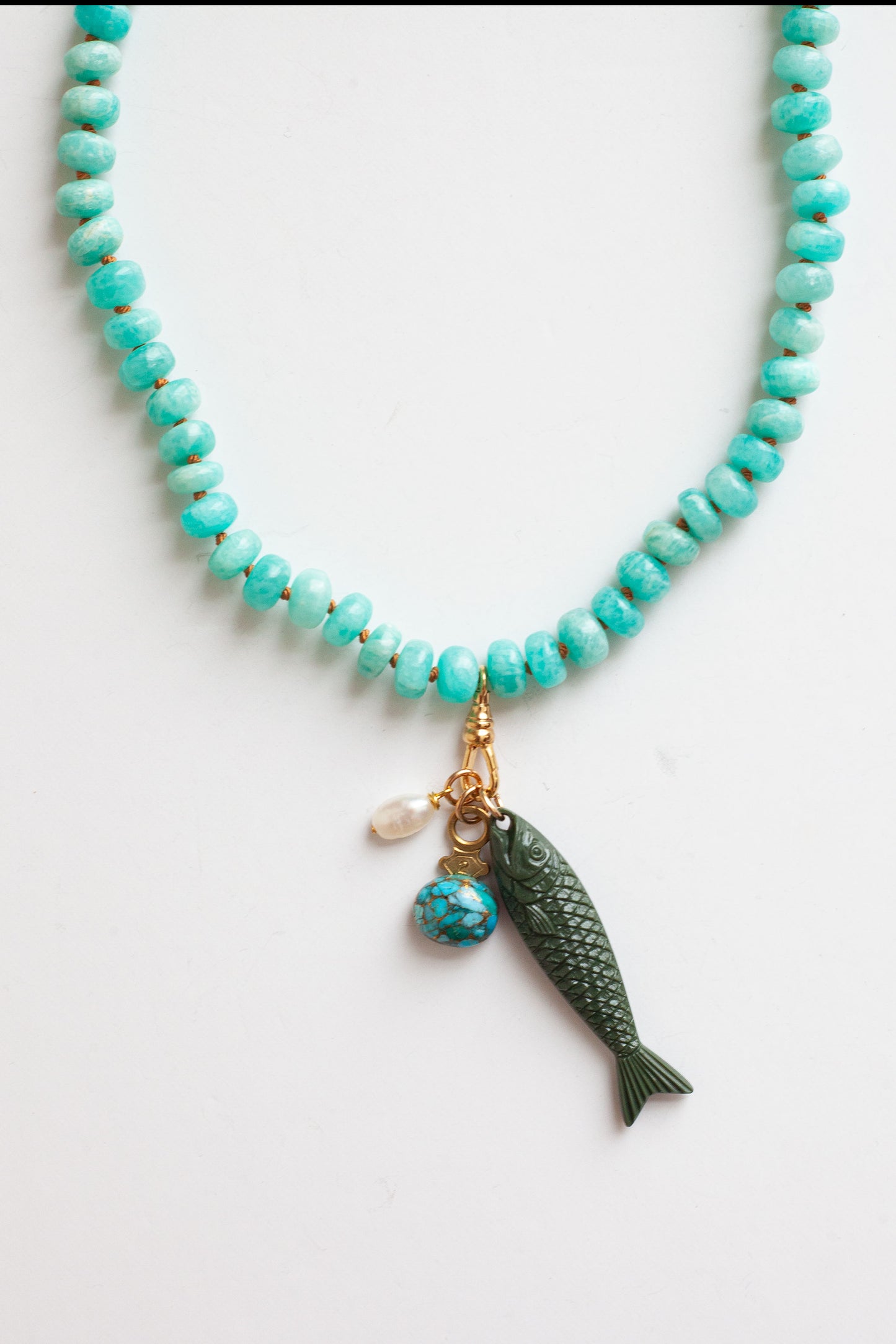 Sardine Necklace - Dark Green