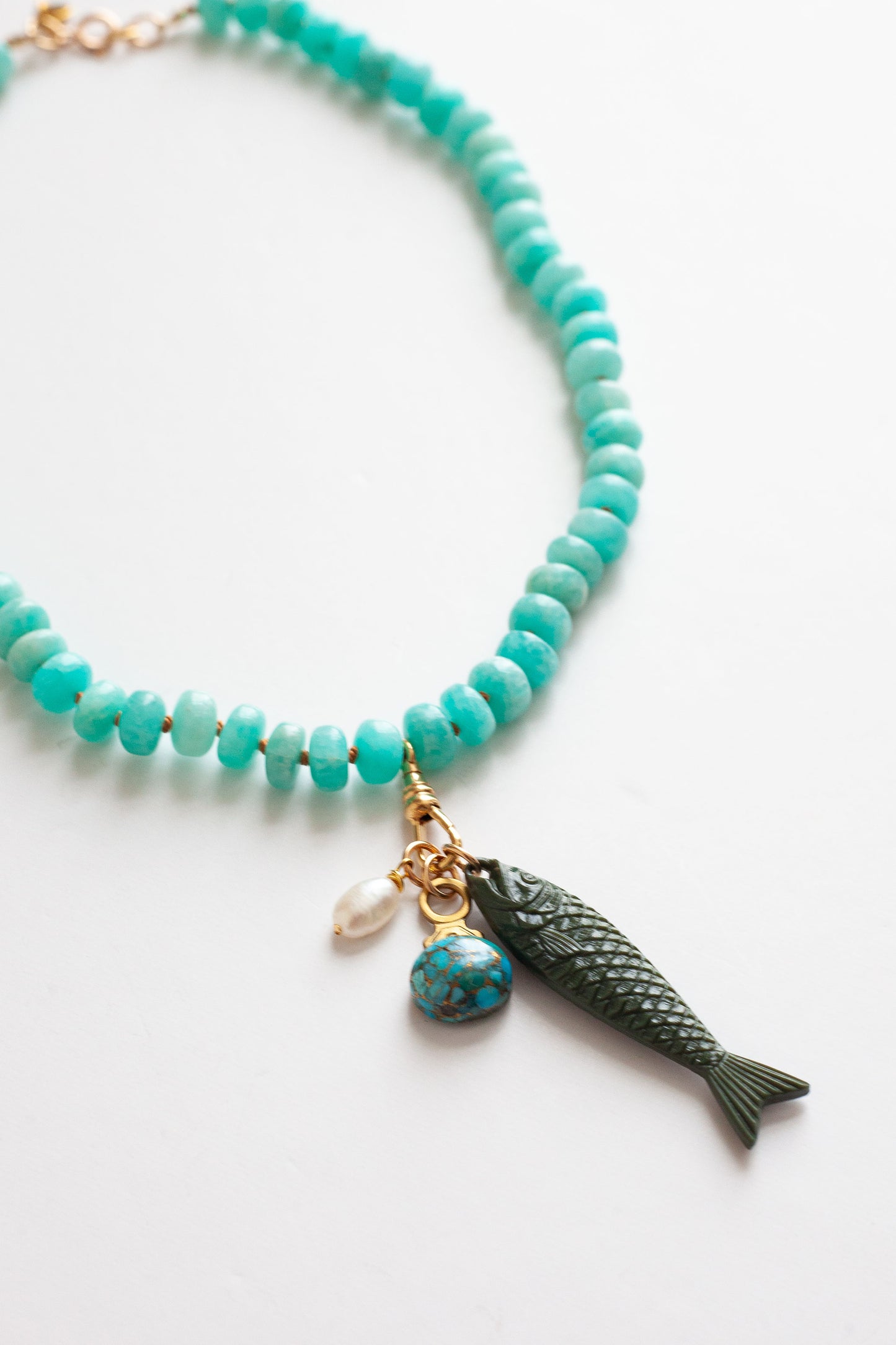 Sardine Necklace - Dark Green
