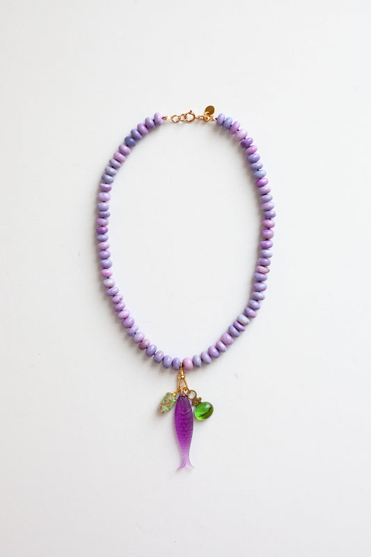 Sardine Necklace - Purple