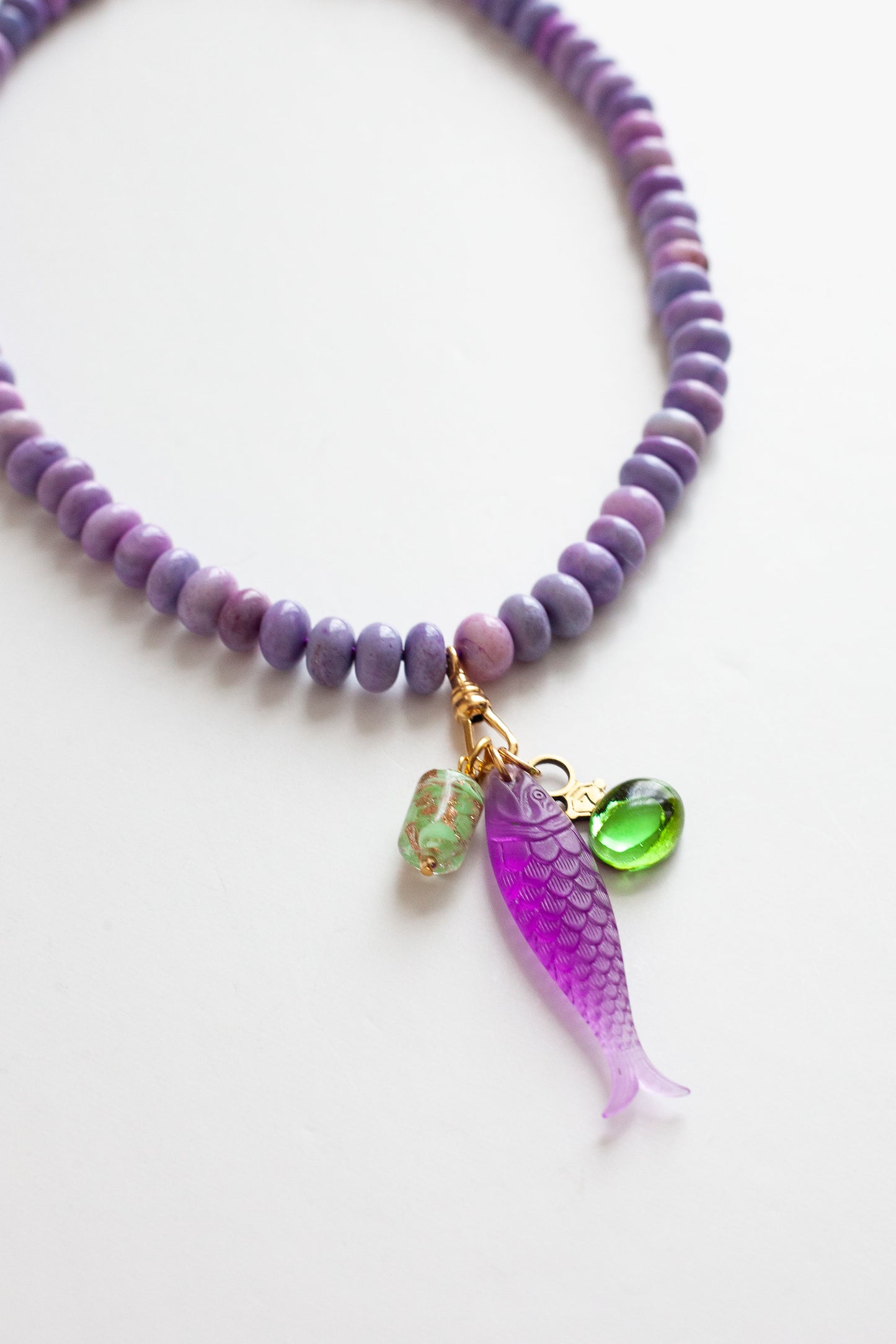 Sardine Necklace - Purple